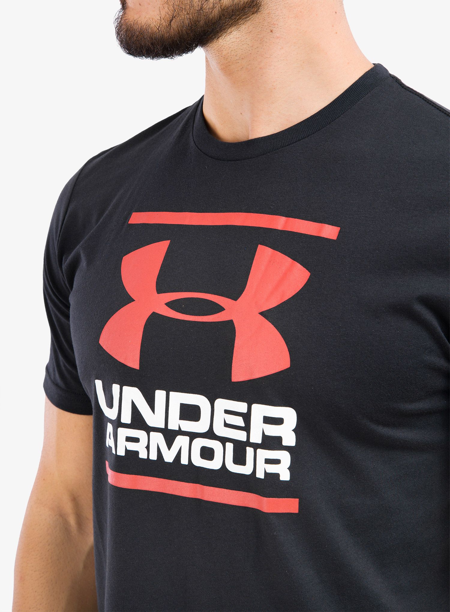 Tričko Under Armour GL Foundation SS T - black/white/red
