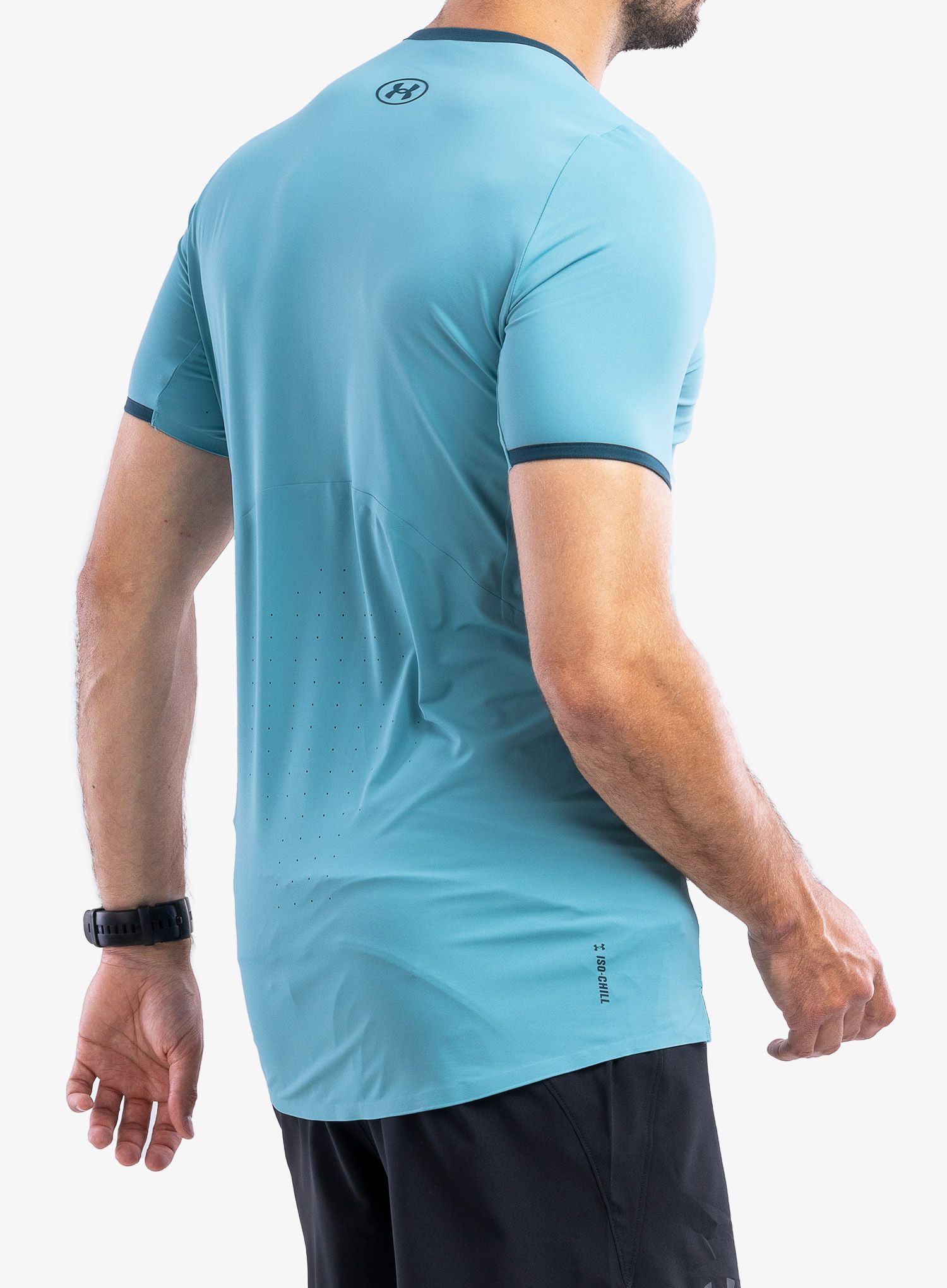Tričko Under Armour HG IsoChill Perforated S/S - cosmos/d.cyan