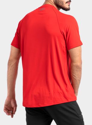 Tričko Under Armour Tech 2.0 SS Tee - red/graphite