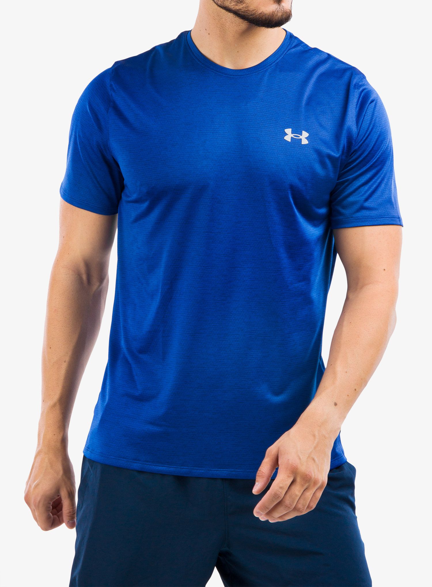Tričko Under Armour Training Vent 2.0 S/S - royal/mod gray