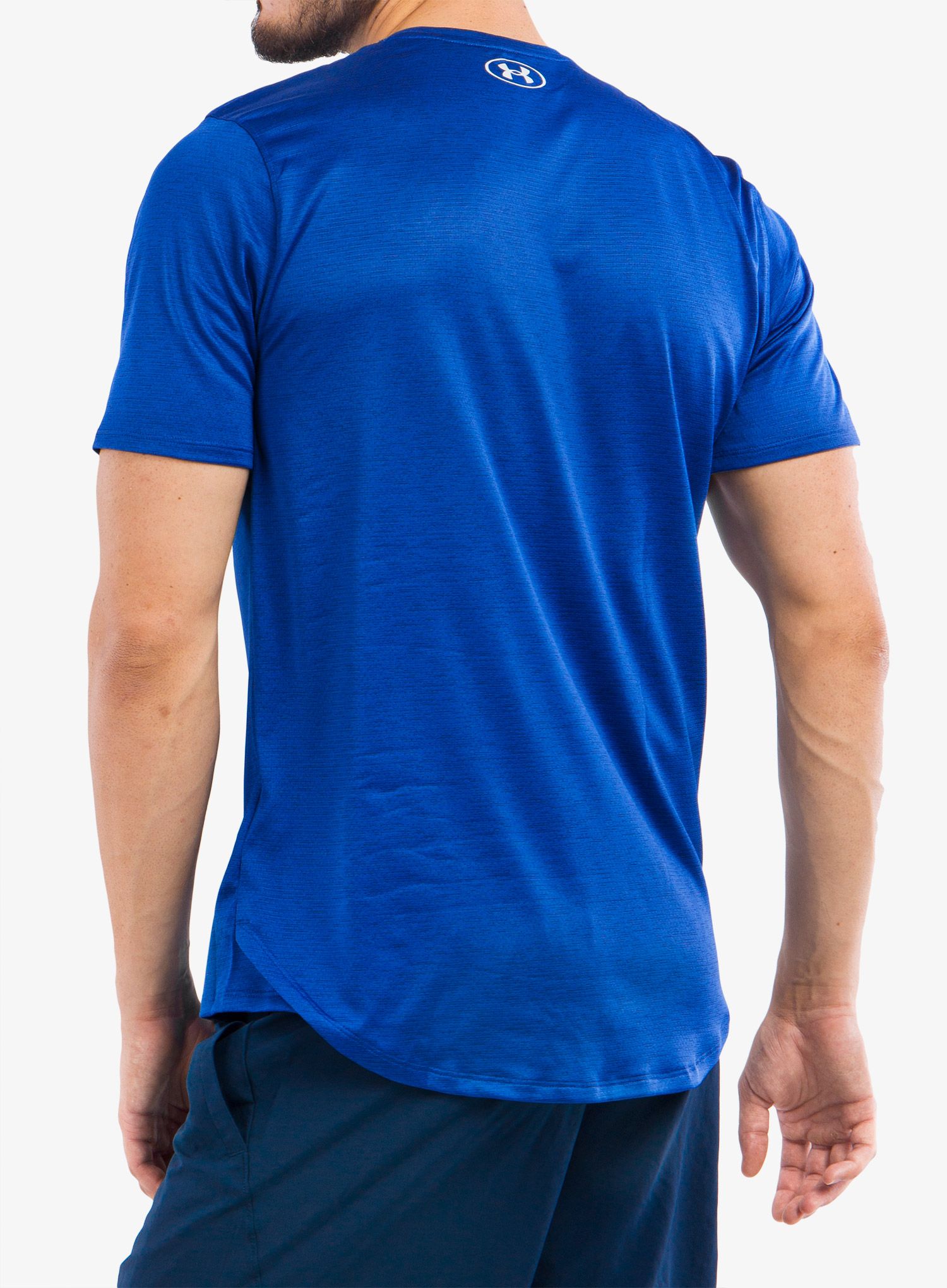 Tričko Under Armour Training Vent 2.0 S/S - royal/mod gray
