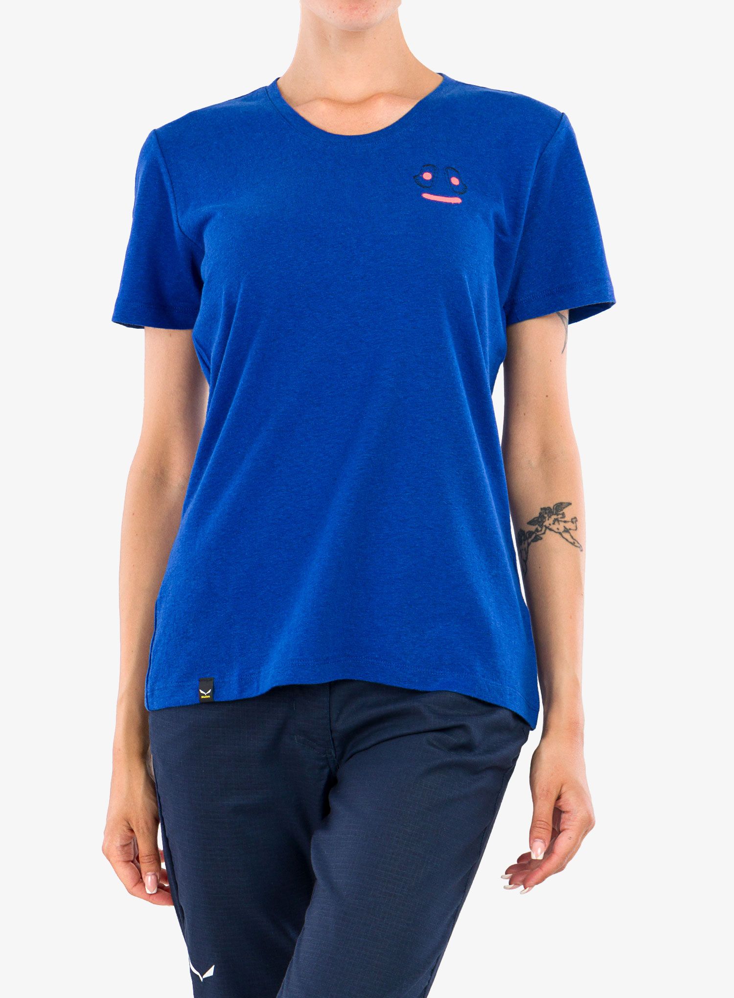 Dámské lezecké tričko Salewa Lavaredo Hemp Print T-Shirt - electric