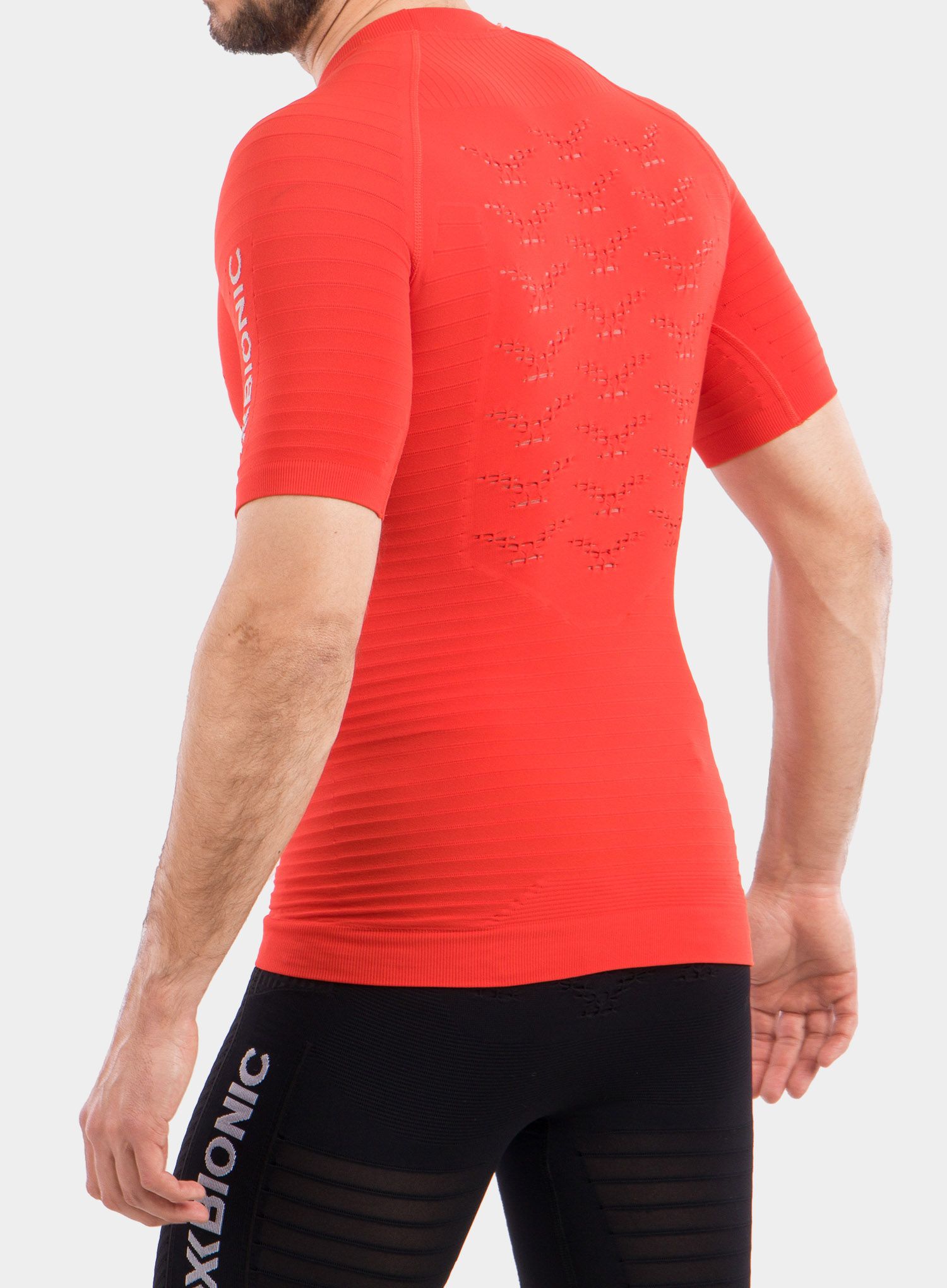 Tričko X-Bionic Effektor 4.0 Run - sunset orange/pearl grey