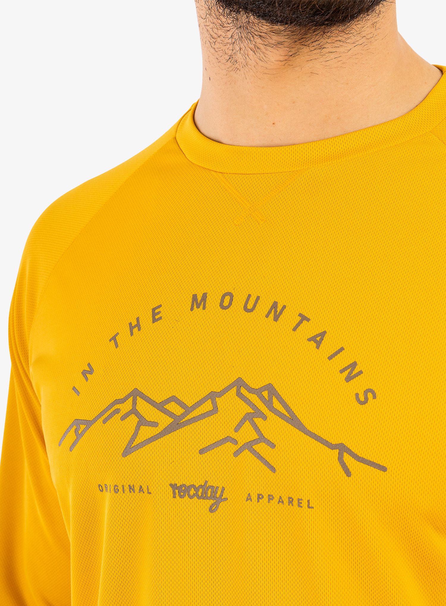 Mikina bez kapuce Rocday Mount - yellow