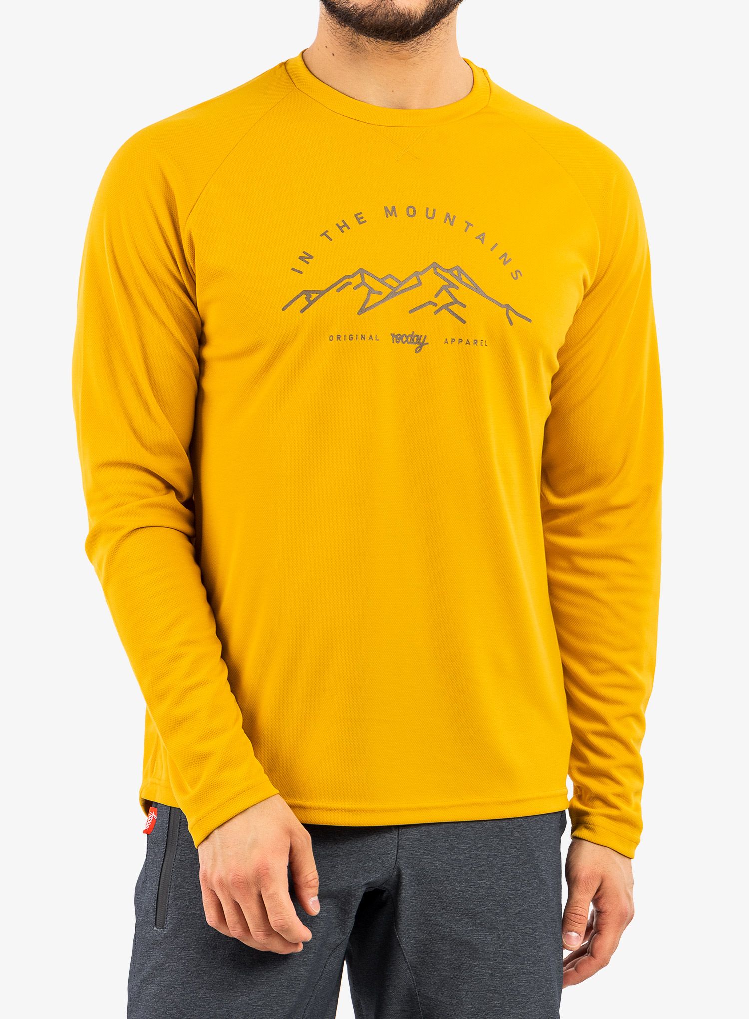Mikina bez kapuce Rocday Mount - yellow