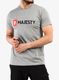 Tričko s potiskem Majesty Logo T-shirt - grey