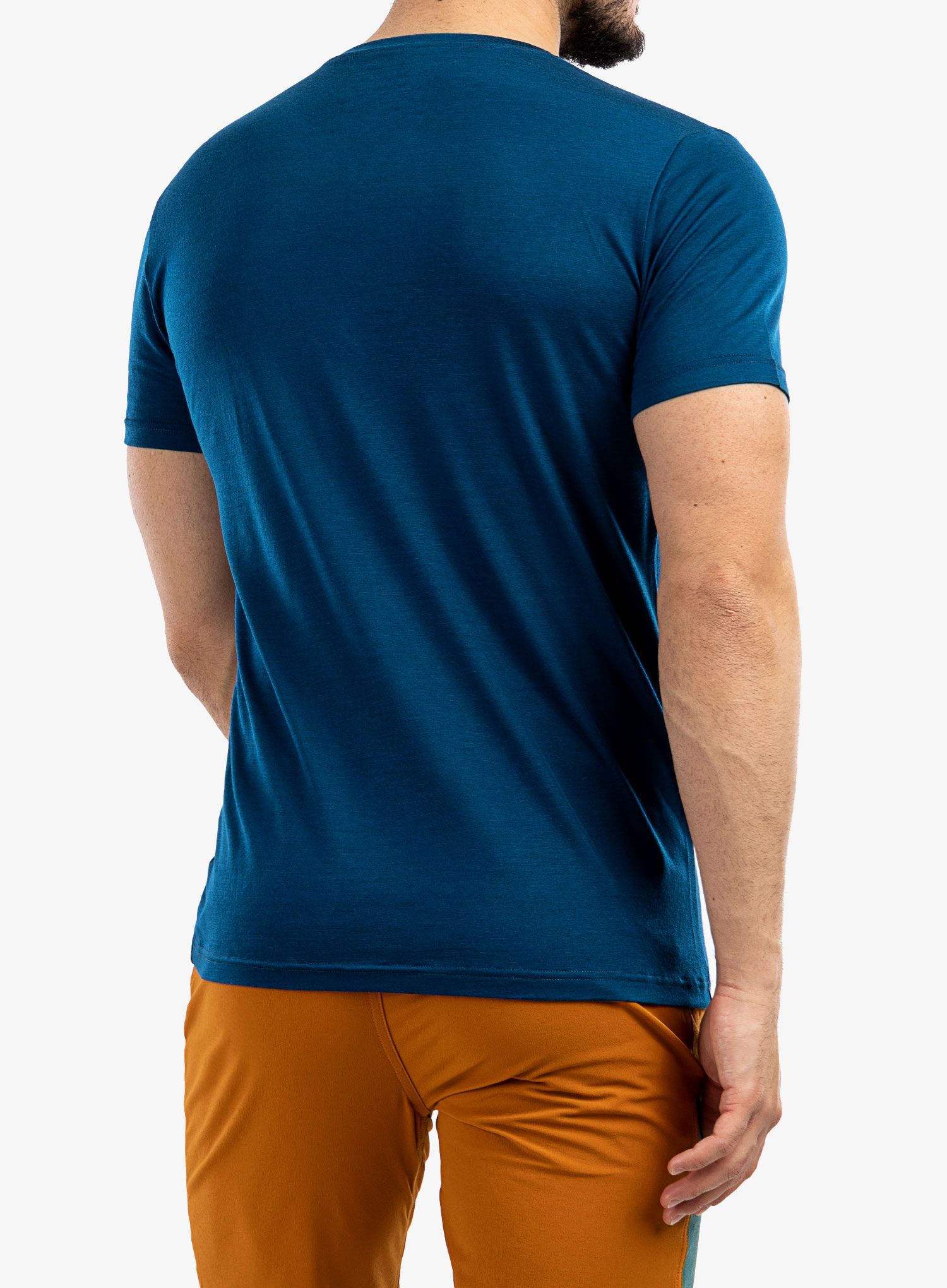 Tričko s potiskem Ortovox 140 Cool Illu-Pic TS - petrol blue