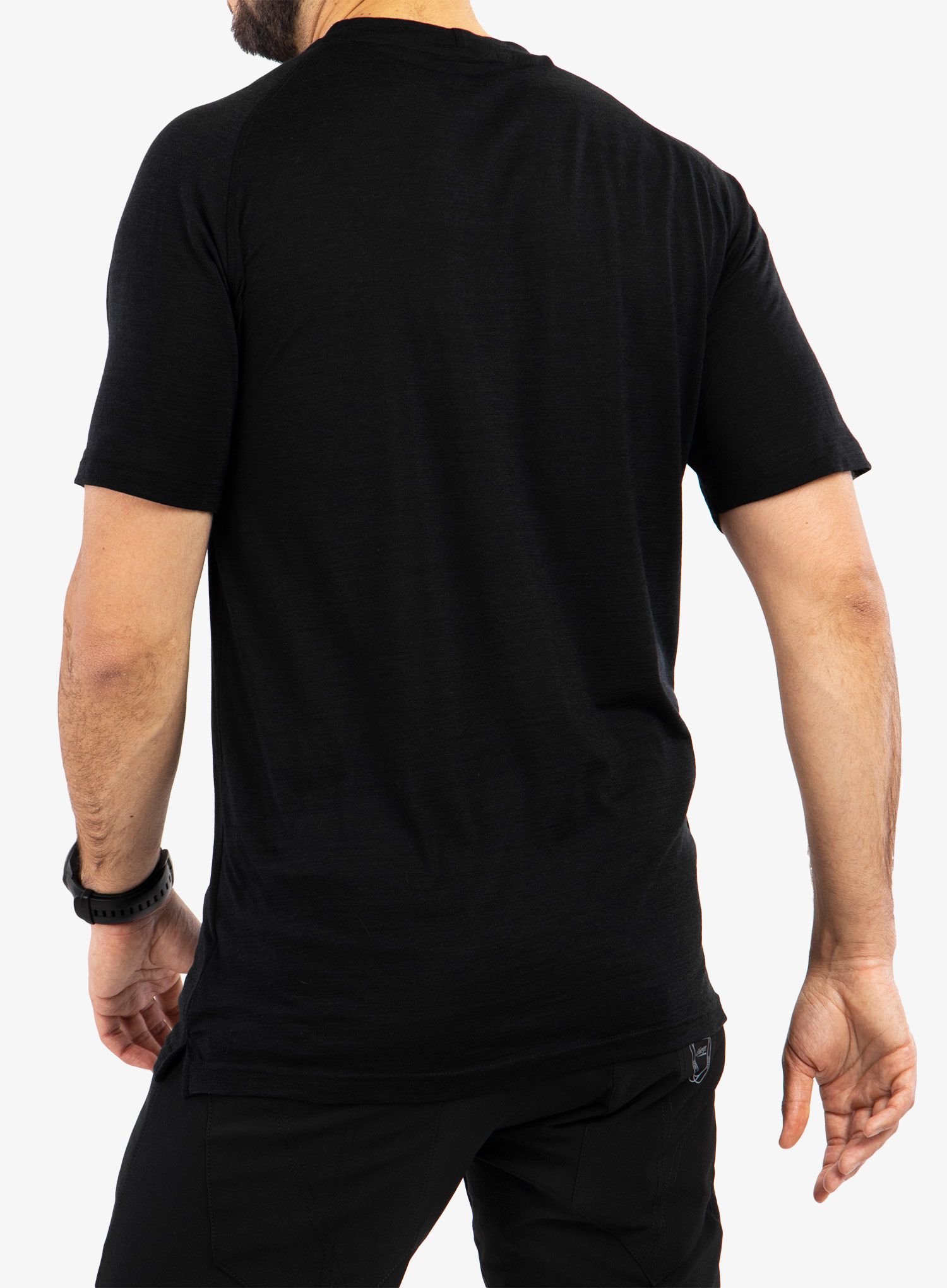 Tričko s potiskem Sensor Merino Air PT Summit - black