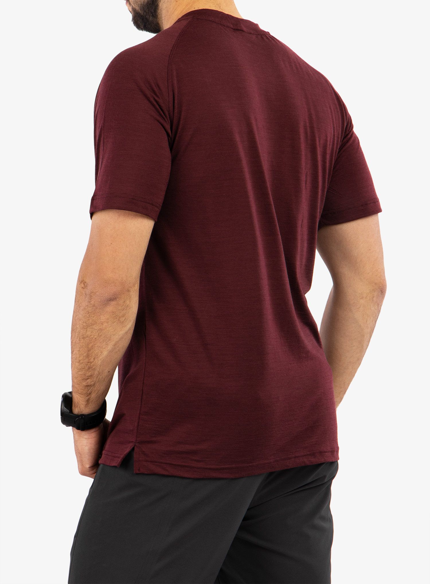 Tričko s potiskem Sensor Merino Air PT Summit - port red