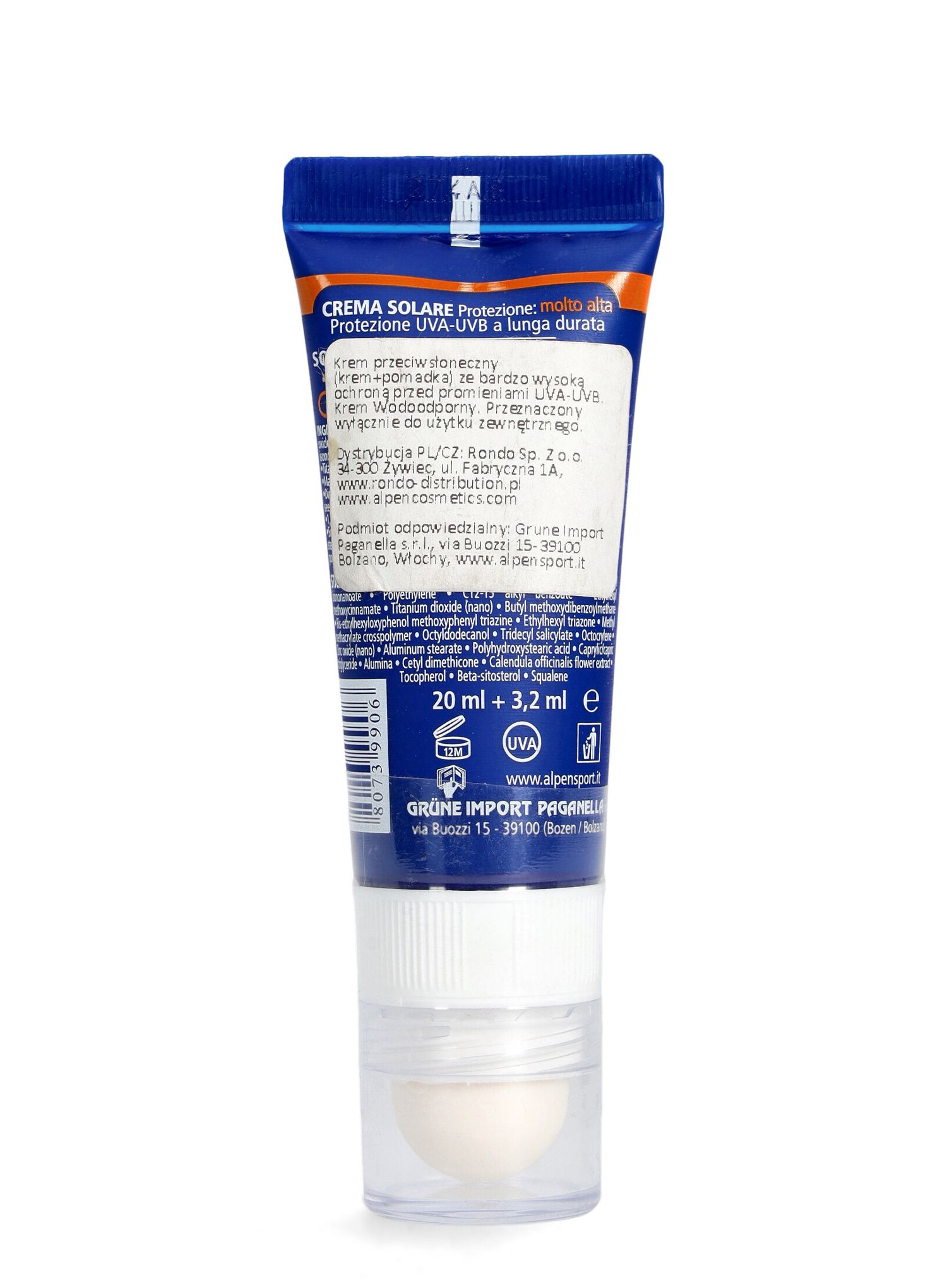 Krém s filtrem Alpen Sun Combi F50+ 23,2 ml