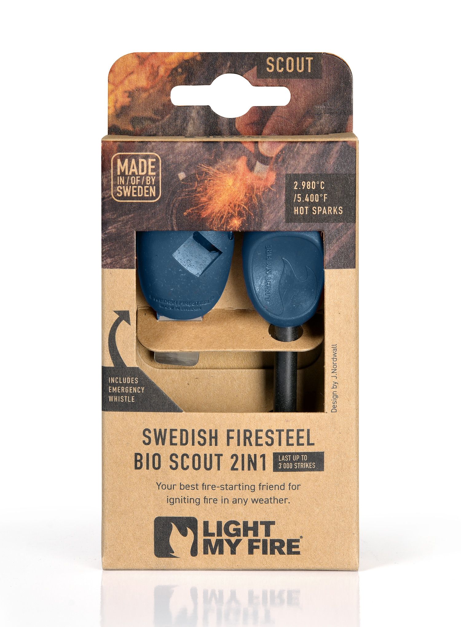 Křesadlo Light My Fire Firesteel Bio Scout - hazy blue