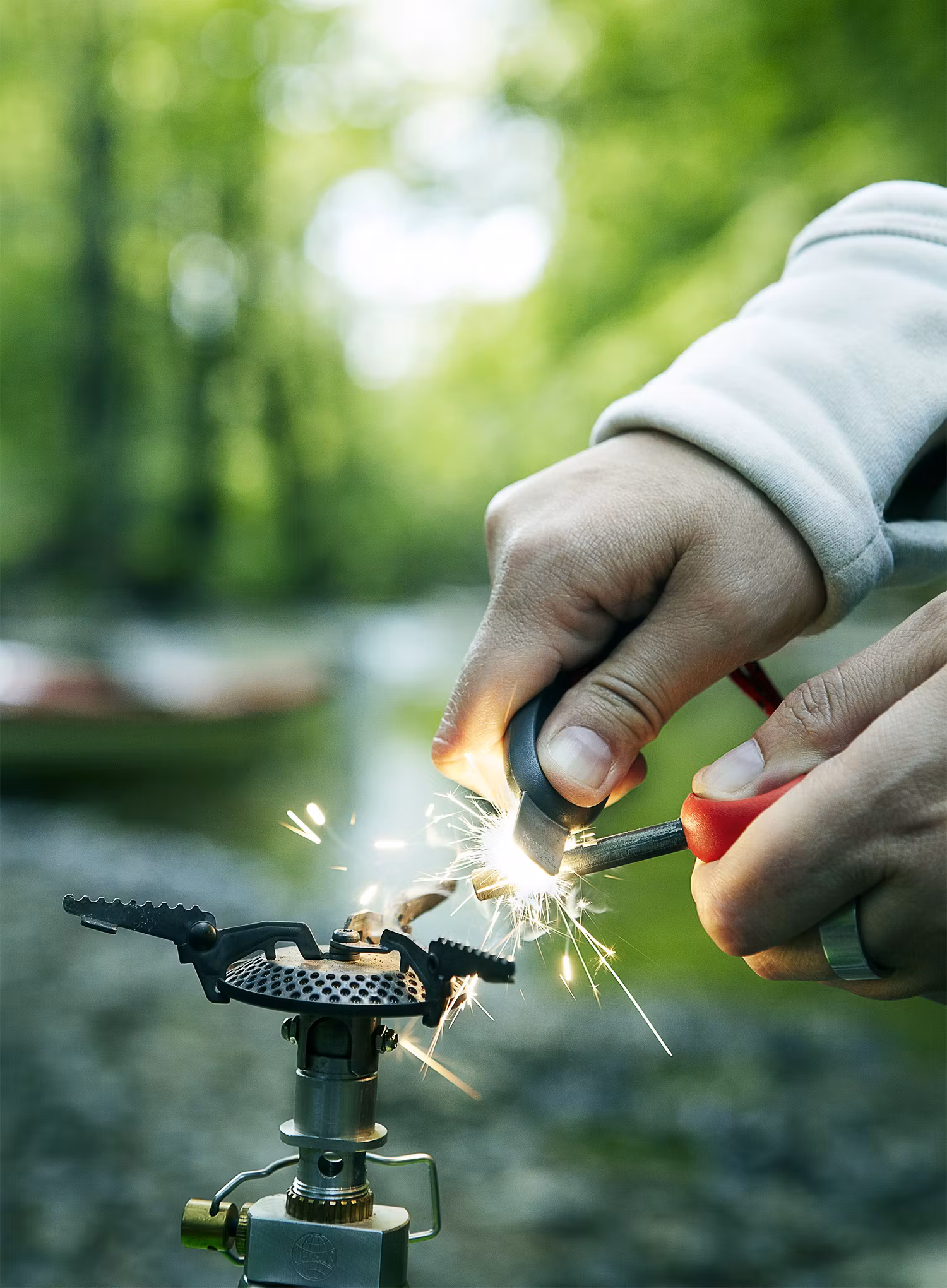 Křesadlo Light My Fire Firesteel Bio Scout - rocky red
