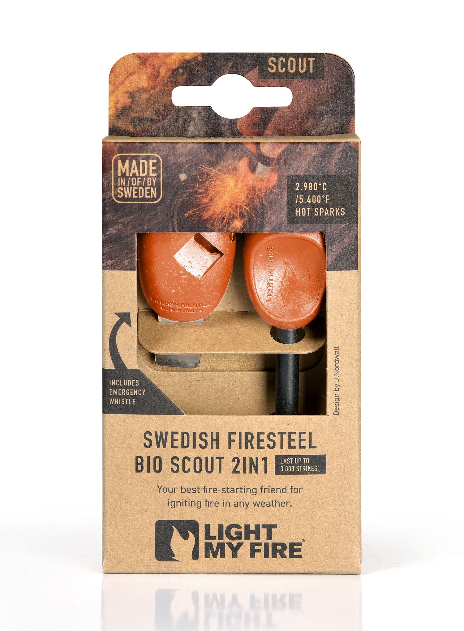 Křesadlo Light My Fire Firesteel Bio Scout - rusty orange