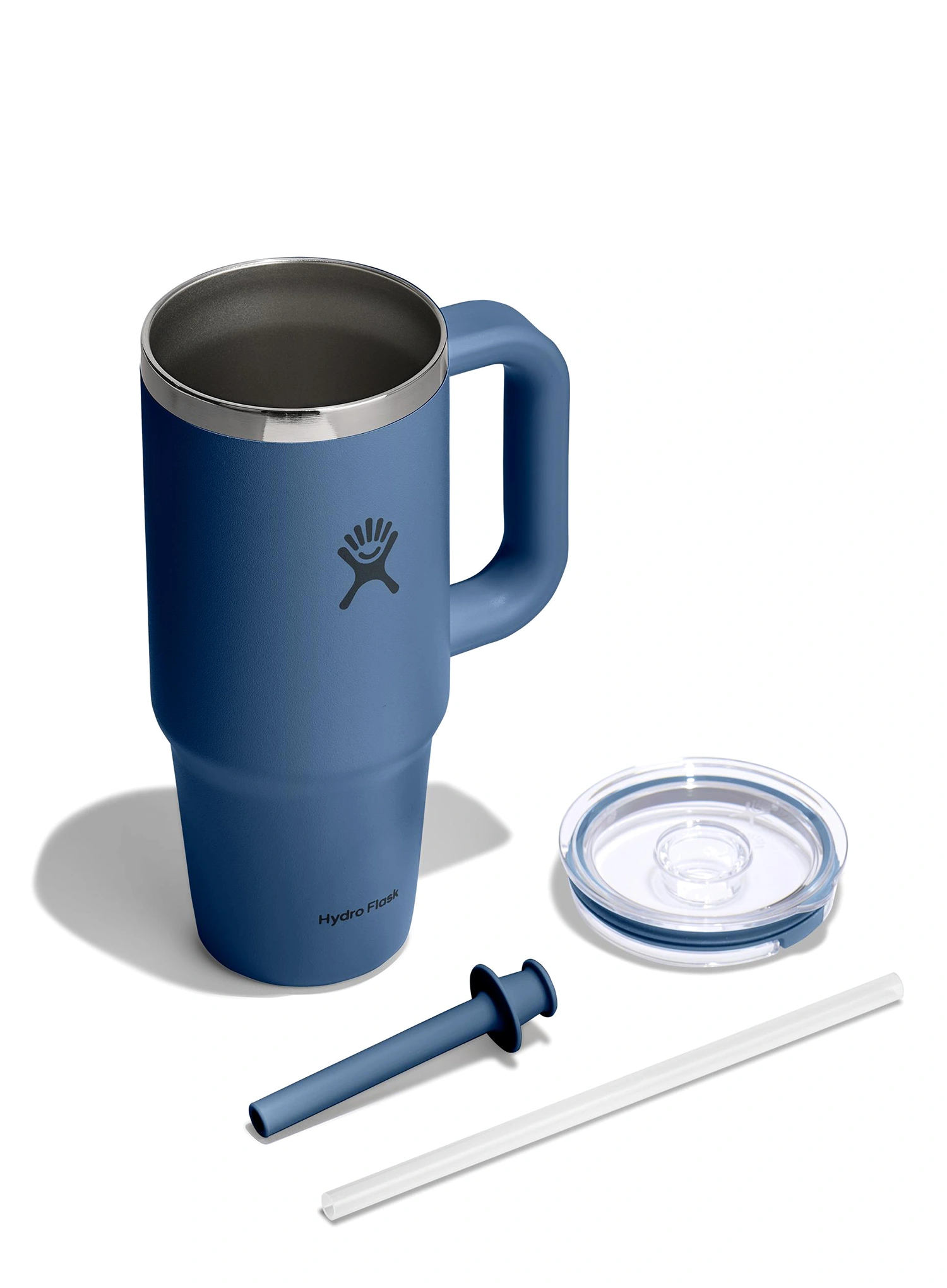 Termohrnek Hydro Flask 24 Oz  Travel Tumbler Clear Lid (710 ml) - harbor blue
