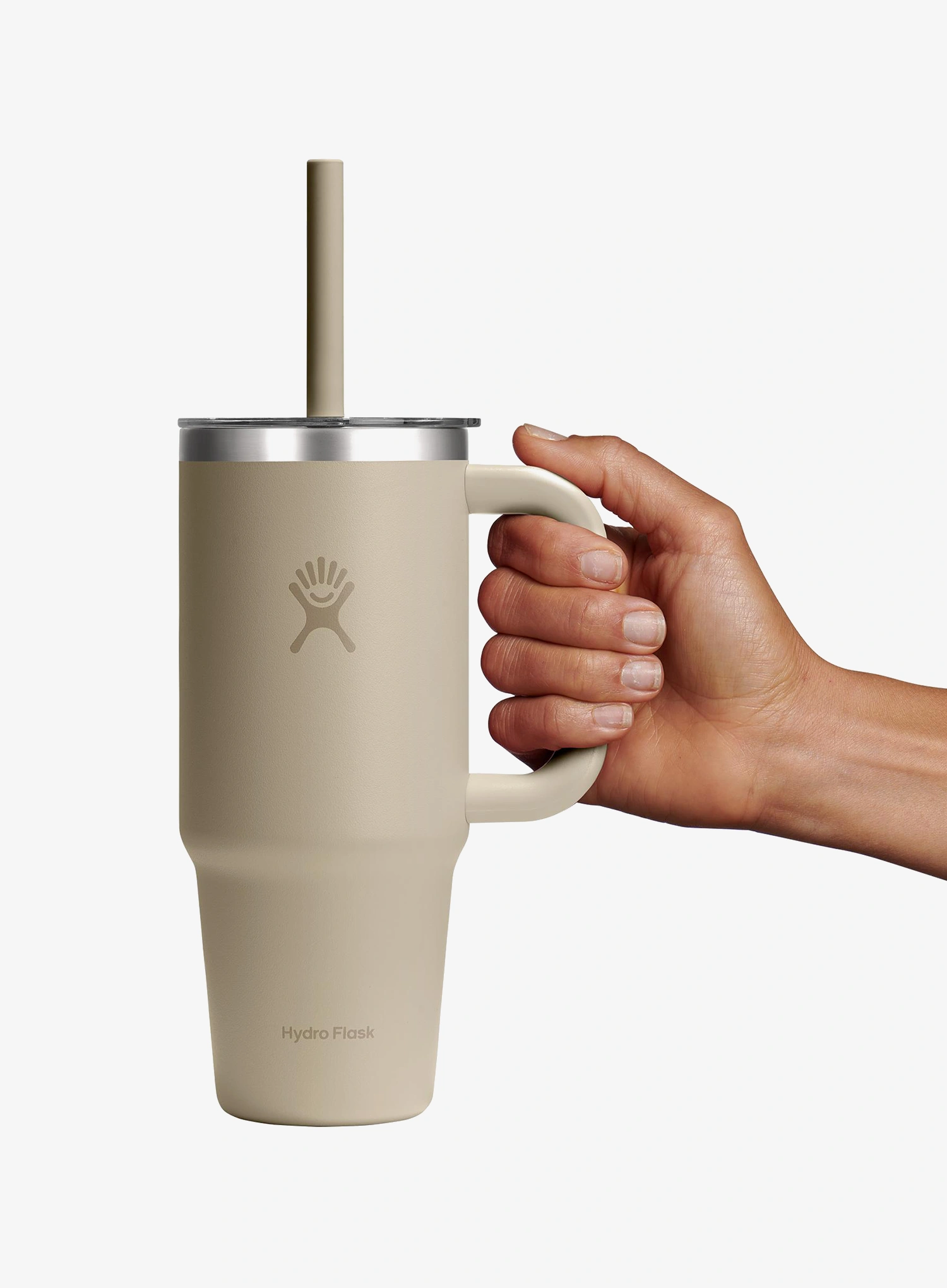 Termohrnek Hydro Flask 24 Oz  Travel Tumbler Clear Lid (710 ml) - oat