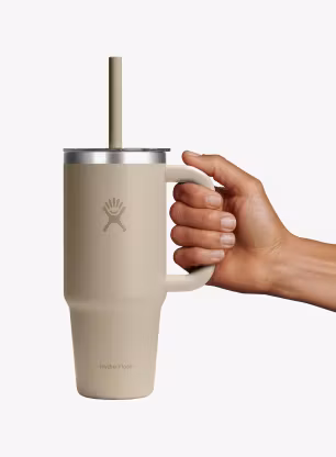 Termohrnek Hydro Flask 24 Oz Travel Tumbler Clear Lid (710 ml) - oat