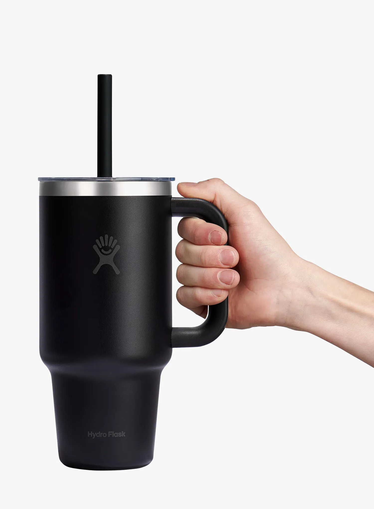 Termohrnek Hydro Flask 32 Oz Travel Tumbler Clear Lid (946 ml) - black