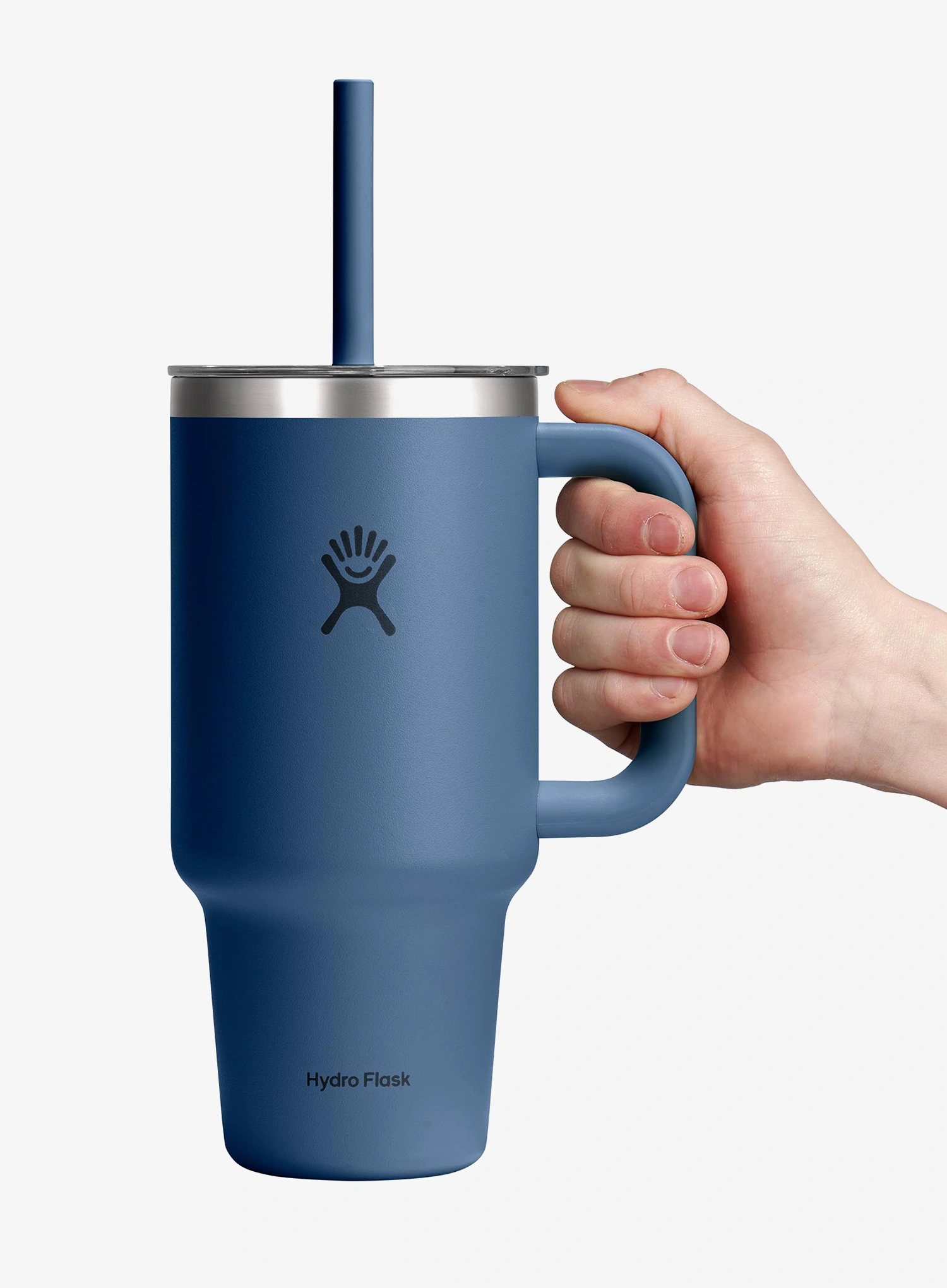 Termohrnek Hydro Flask 32 Oz Travel Tumbler Clear Lid (946 ml) - harbor blue