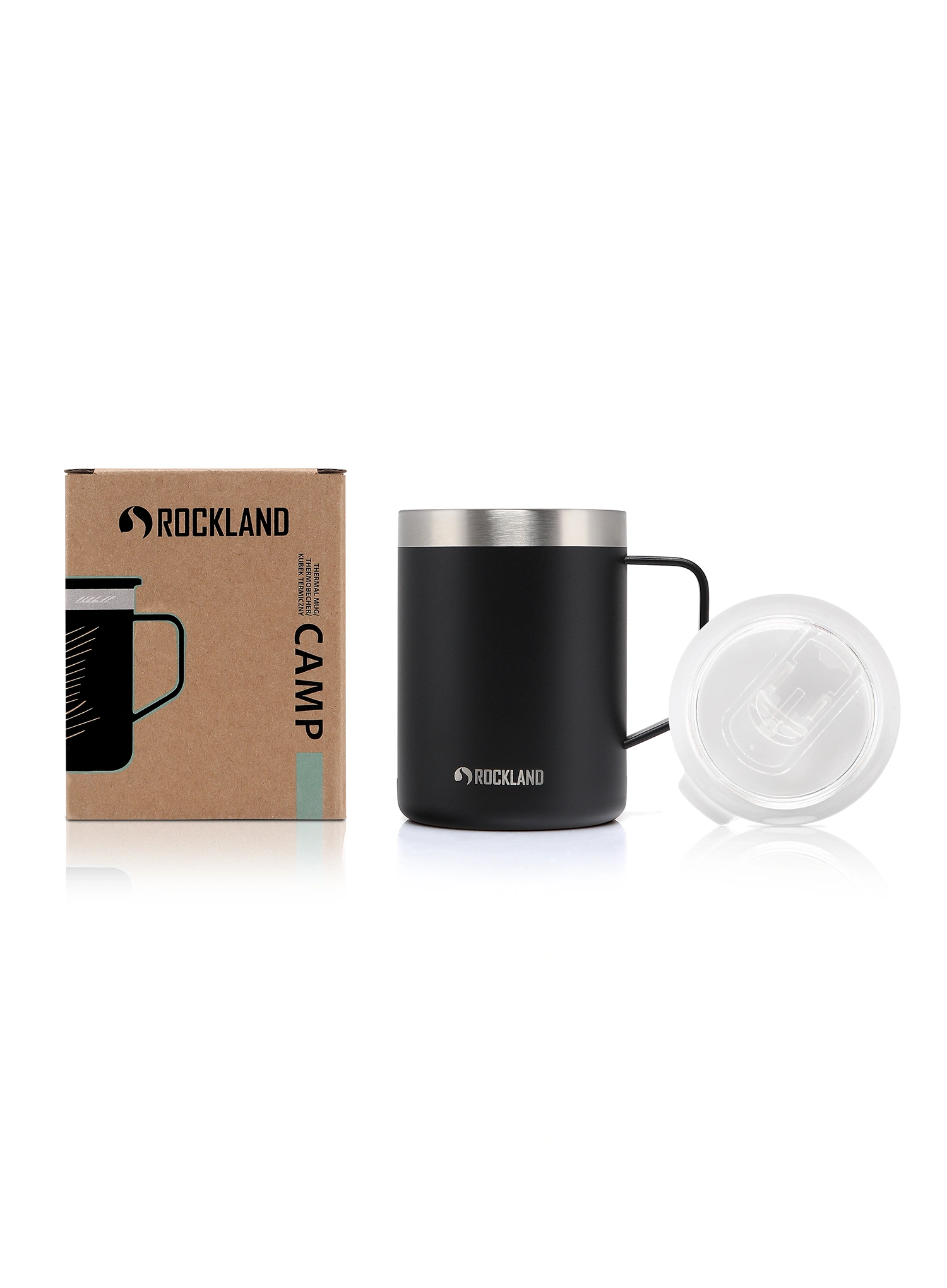 Termohrnek Rockland Camp Mug (0,42 l) - black