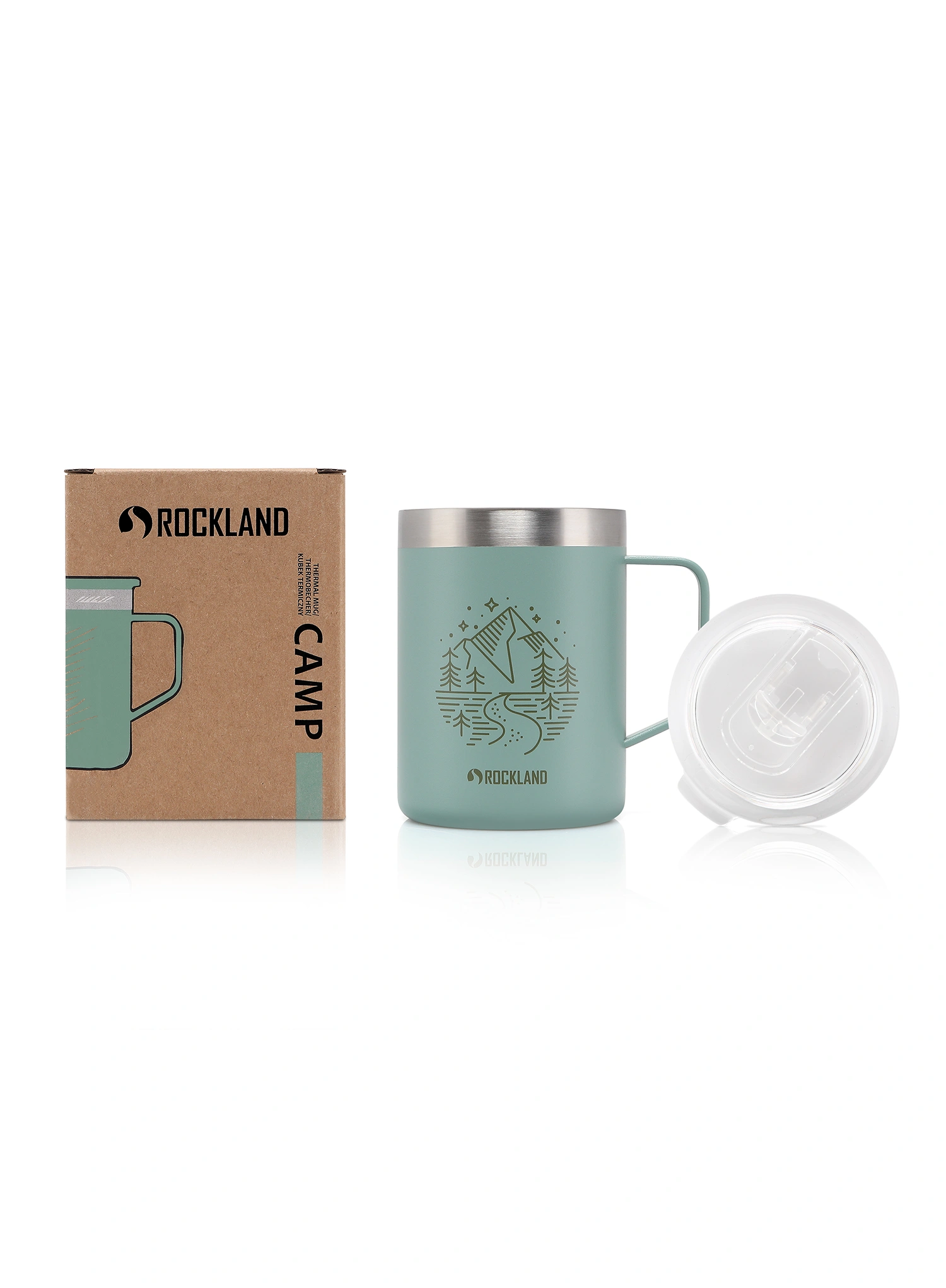 Termohrnek Rockland Camp Mug (0,42 l) - green