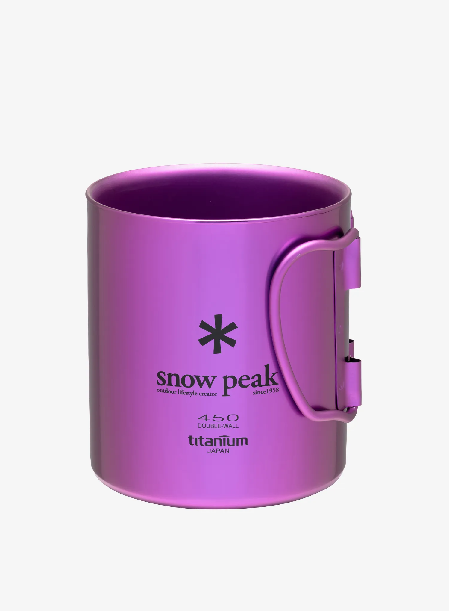 Termohrnek Snow Peak Titanium Double Wall 450 ml Mug - purple