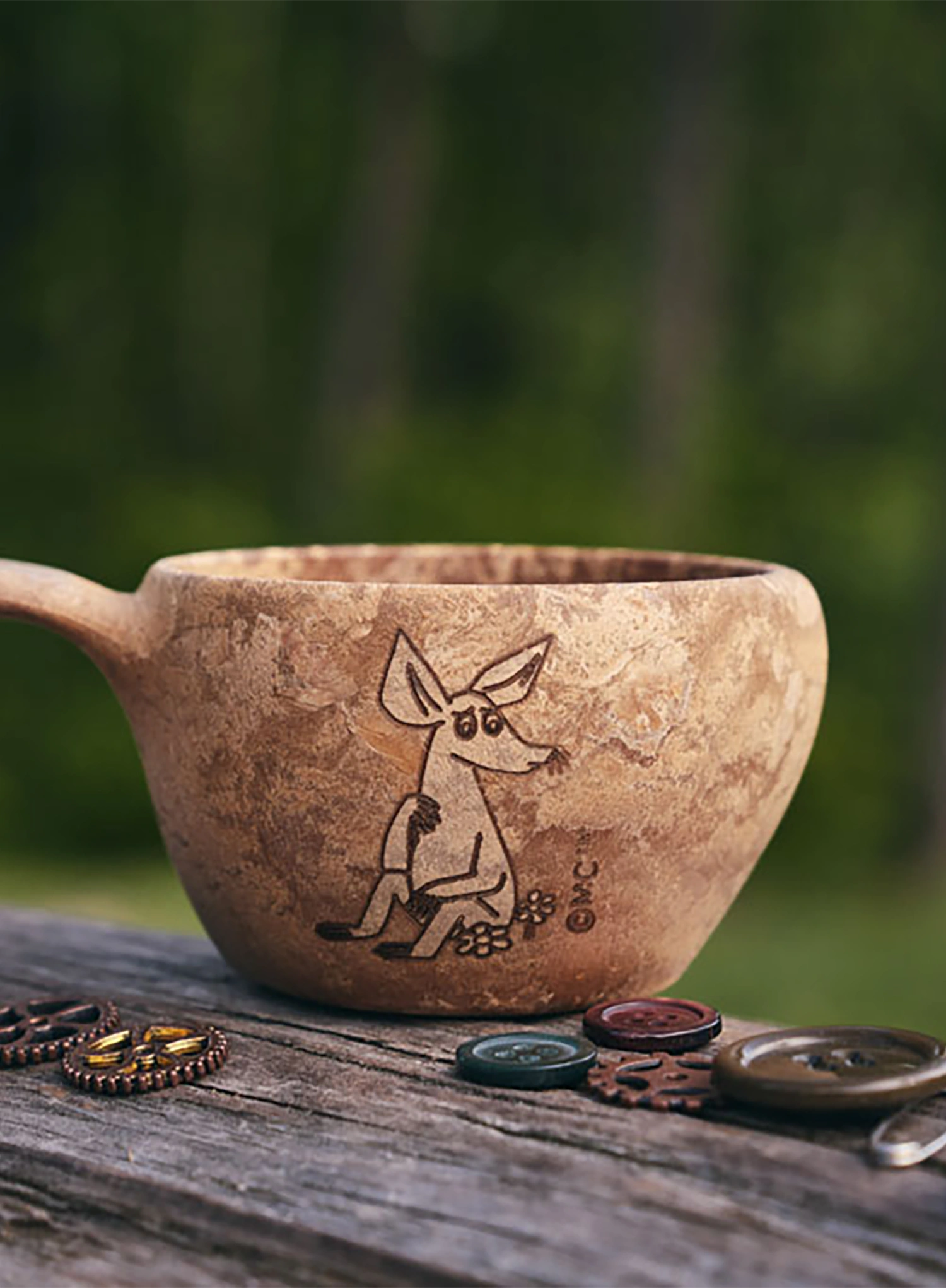 Hrnek Kupilka 12 Moomin Sniff (0,12 l) - brown