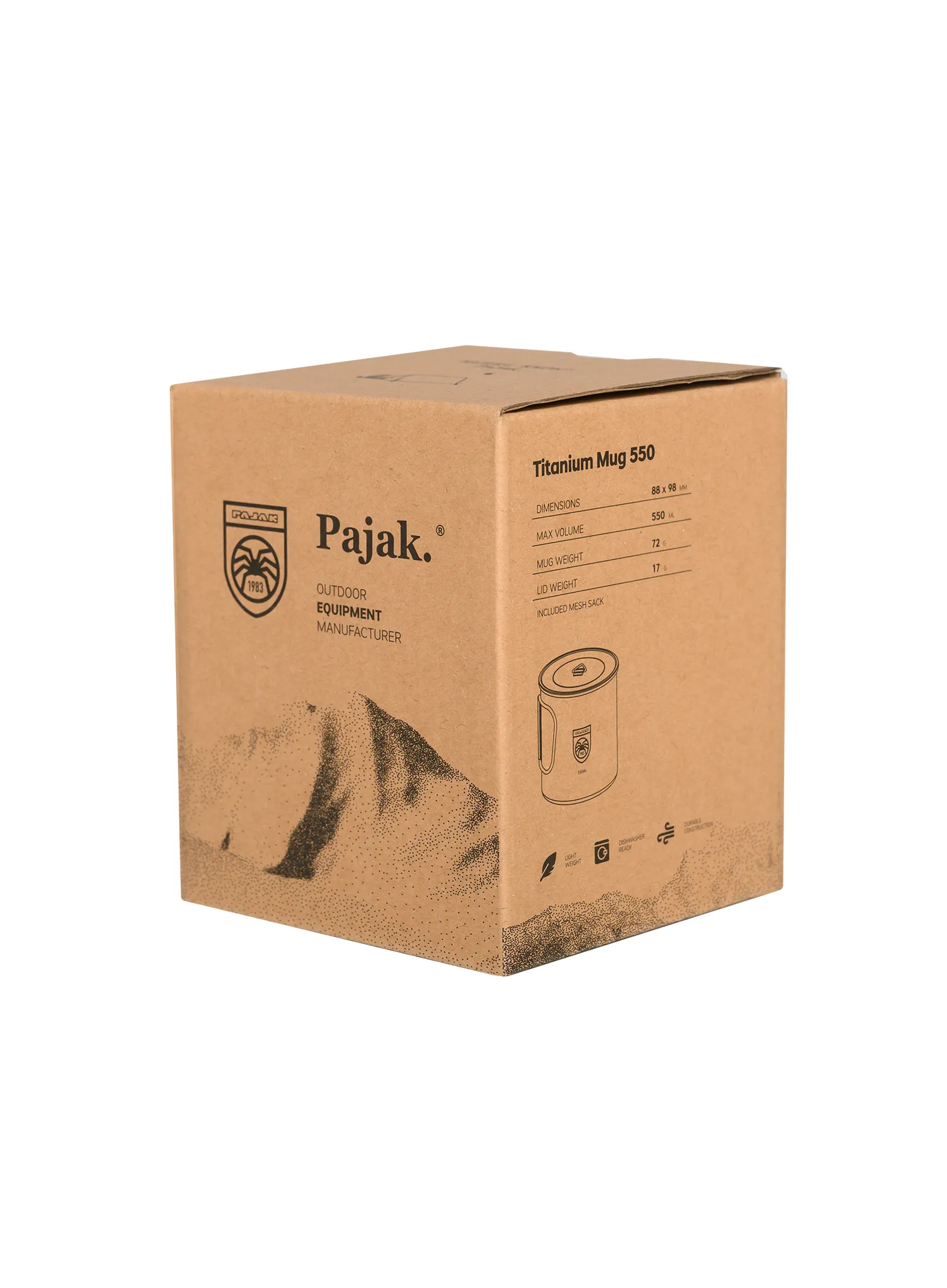 Hrnek Pajak Titanium Mug 550 ml