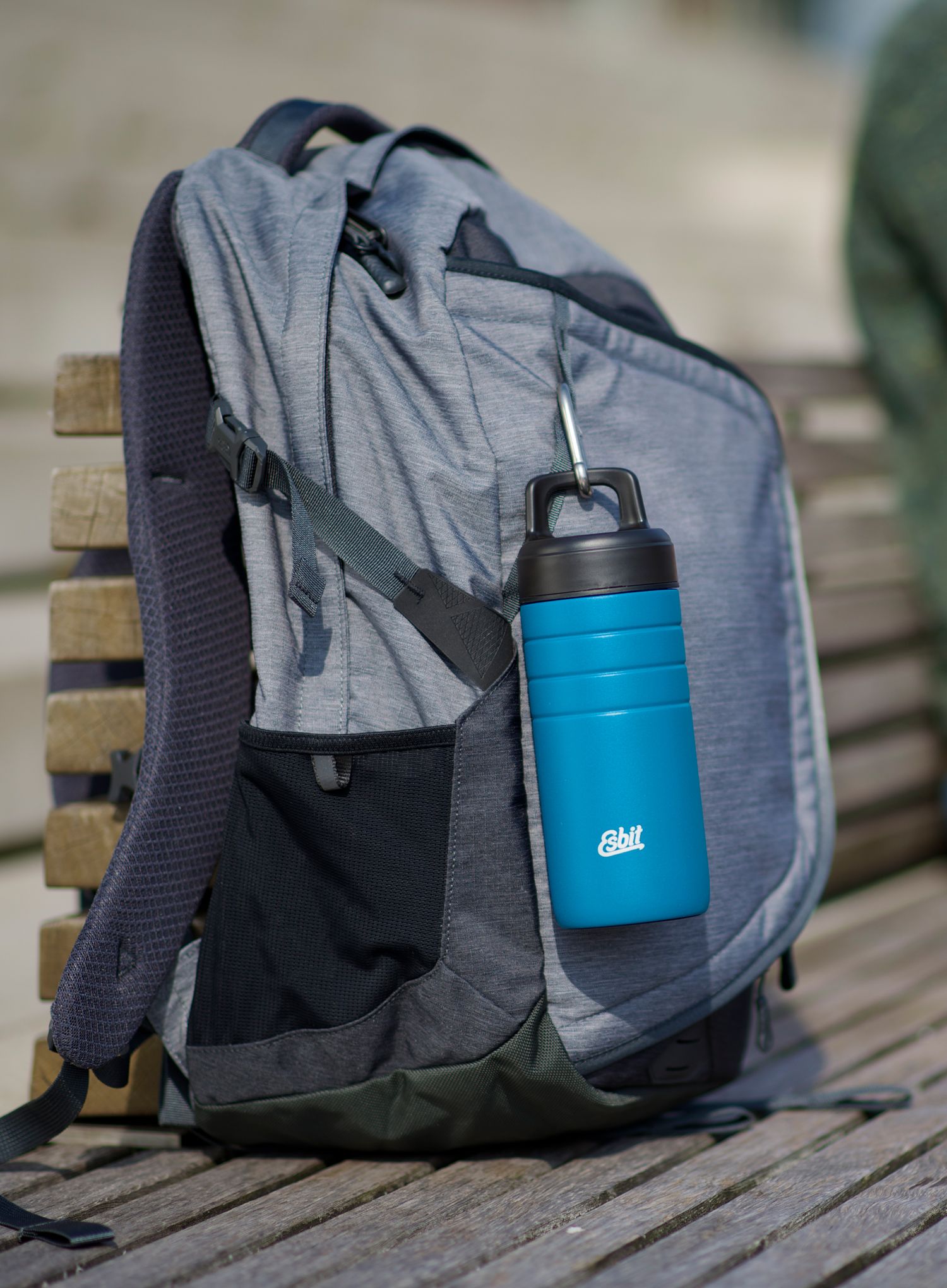 Termohrnek Esbit Majoris Stainless Steel Thermo Mug 450ml - blue