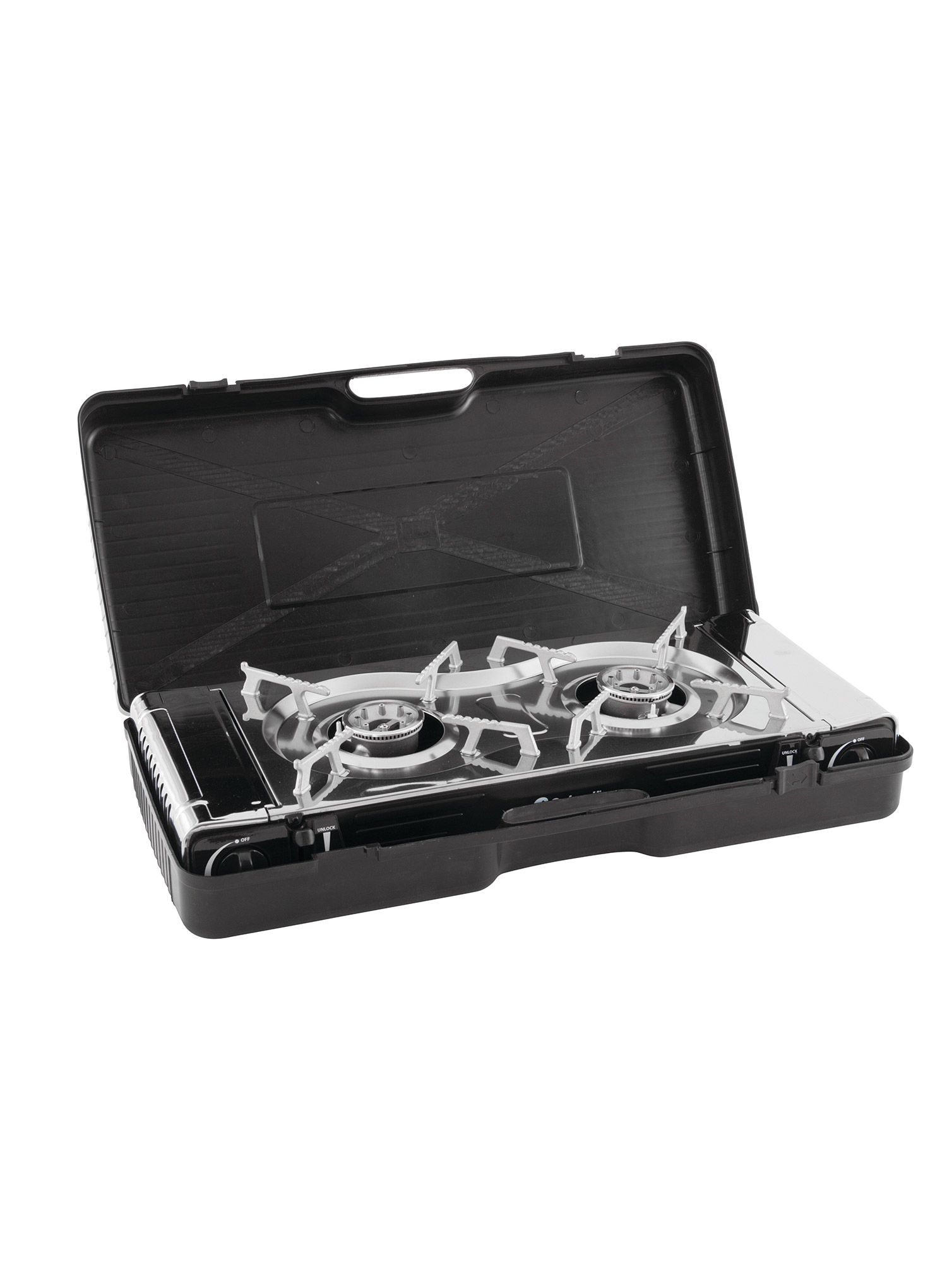 Turistický vařič Outwell Etna Duo - silver grey