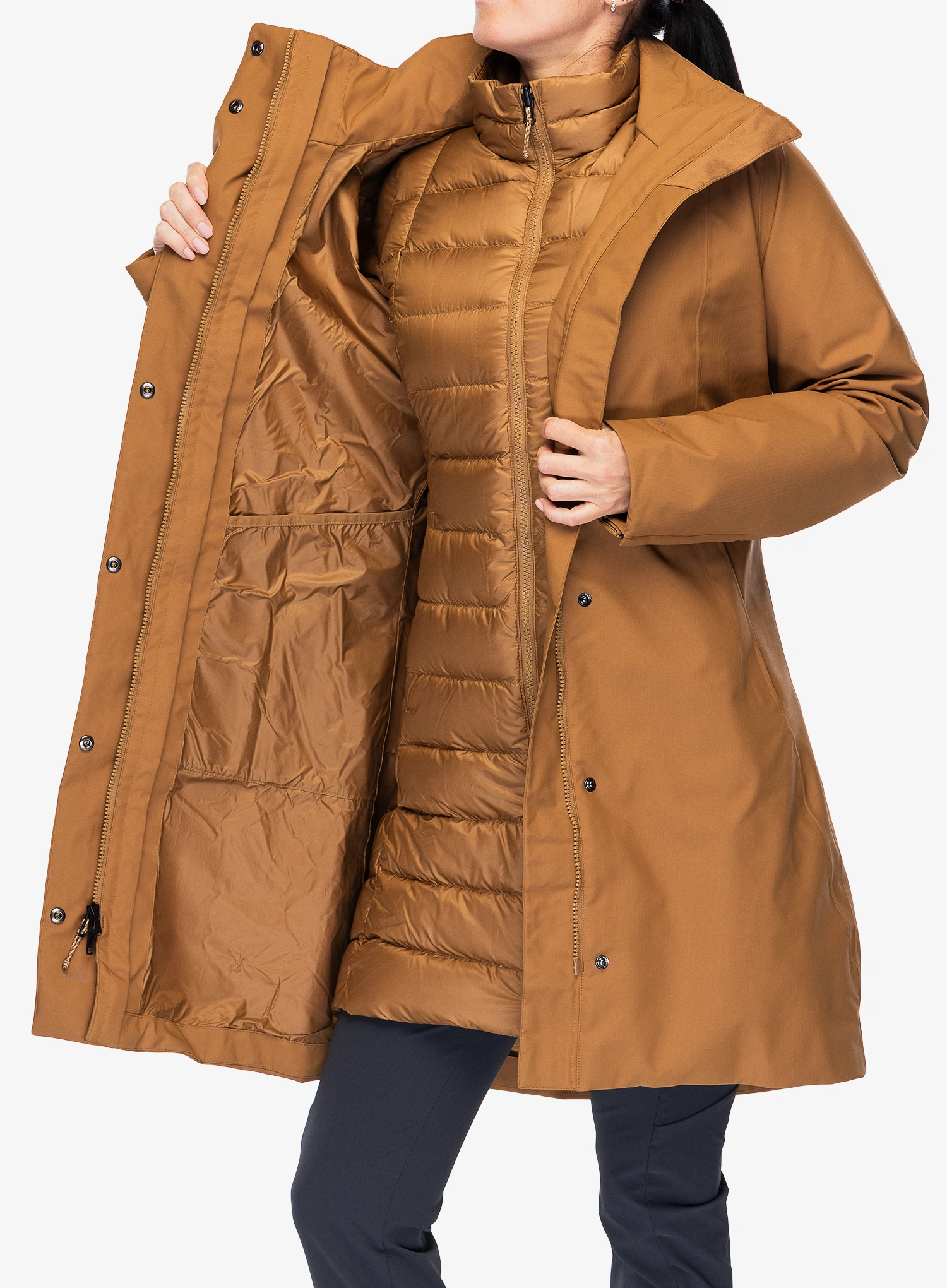 Bunda 3v1 dámská Patagonia Tres 3-in-1 Parka - deer brown