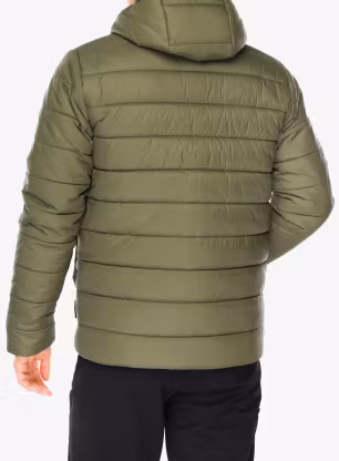 Bunda adidas TERREX Multi Essentials CLIMAWARM Insulated Hooded Jacket - olive strata