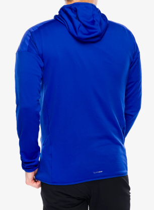 Bunda adidas TERREX Xperior Climawarm+ Wind Light Fleece Hooded Jacket - semi lucid blue