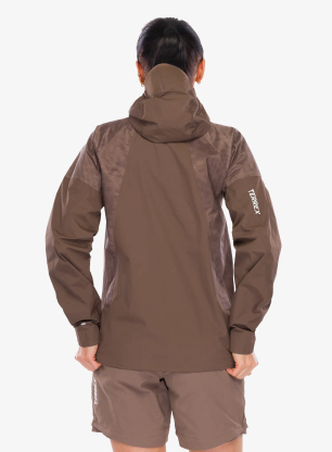Dámská bunda adidas TERREX Xperior 2.5L Hybrid Primeknit Climaproof Jacket - trace brown