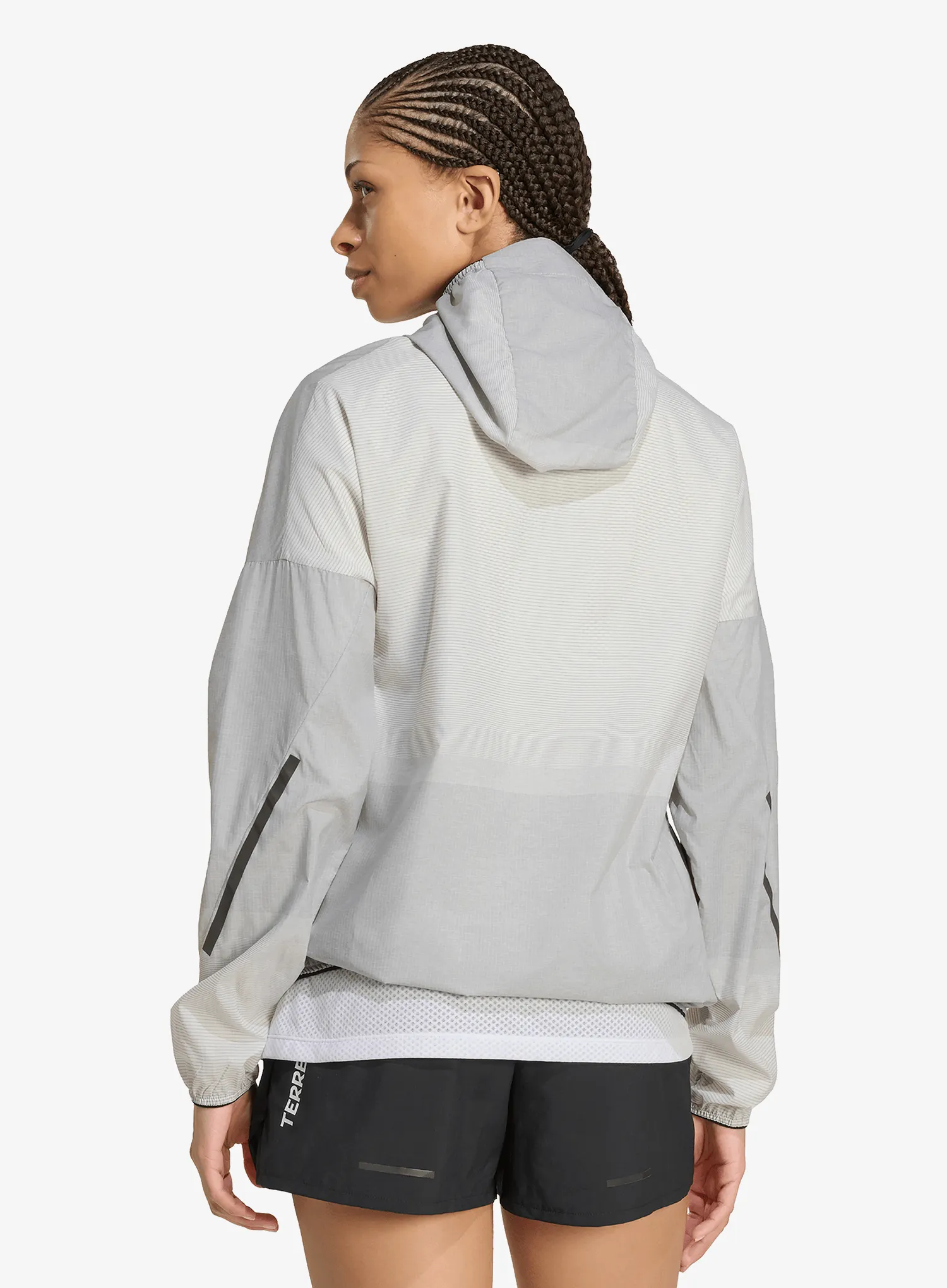 Dámská bunda adidas TERREX Xperior CLIMA365 Light Windweave Jacket - black/white