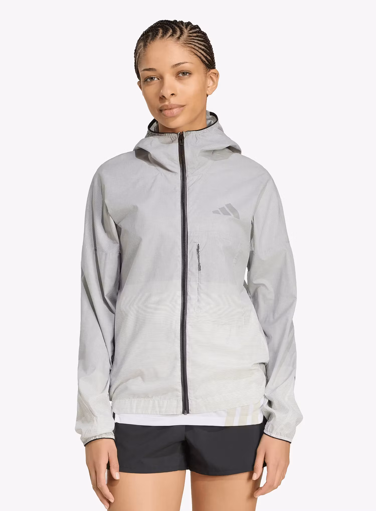 Dámská bunda adidas TERREX Xperior CLIMA365 Light Windweave Jacket - black/white