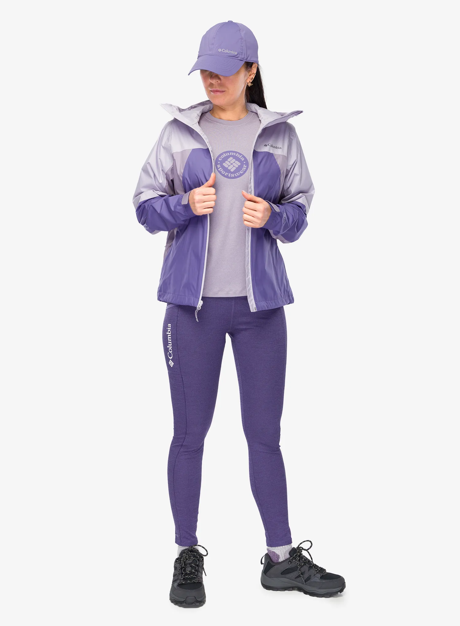 Dámská bunda Columbia Inner Limits IV Jacket - stormwatch/l.pearl/s.purple