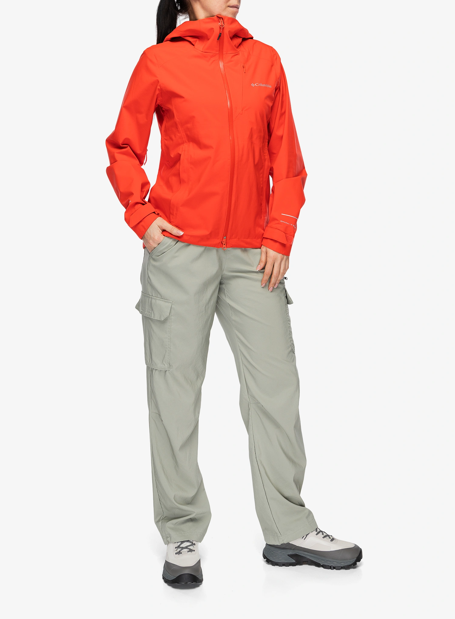 Dámská bunda Columbia Trailborne 2.5L Shell - poppy red