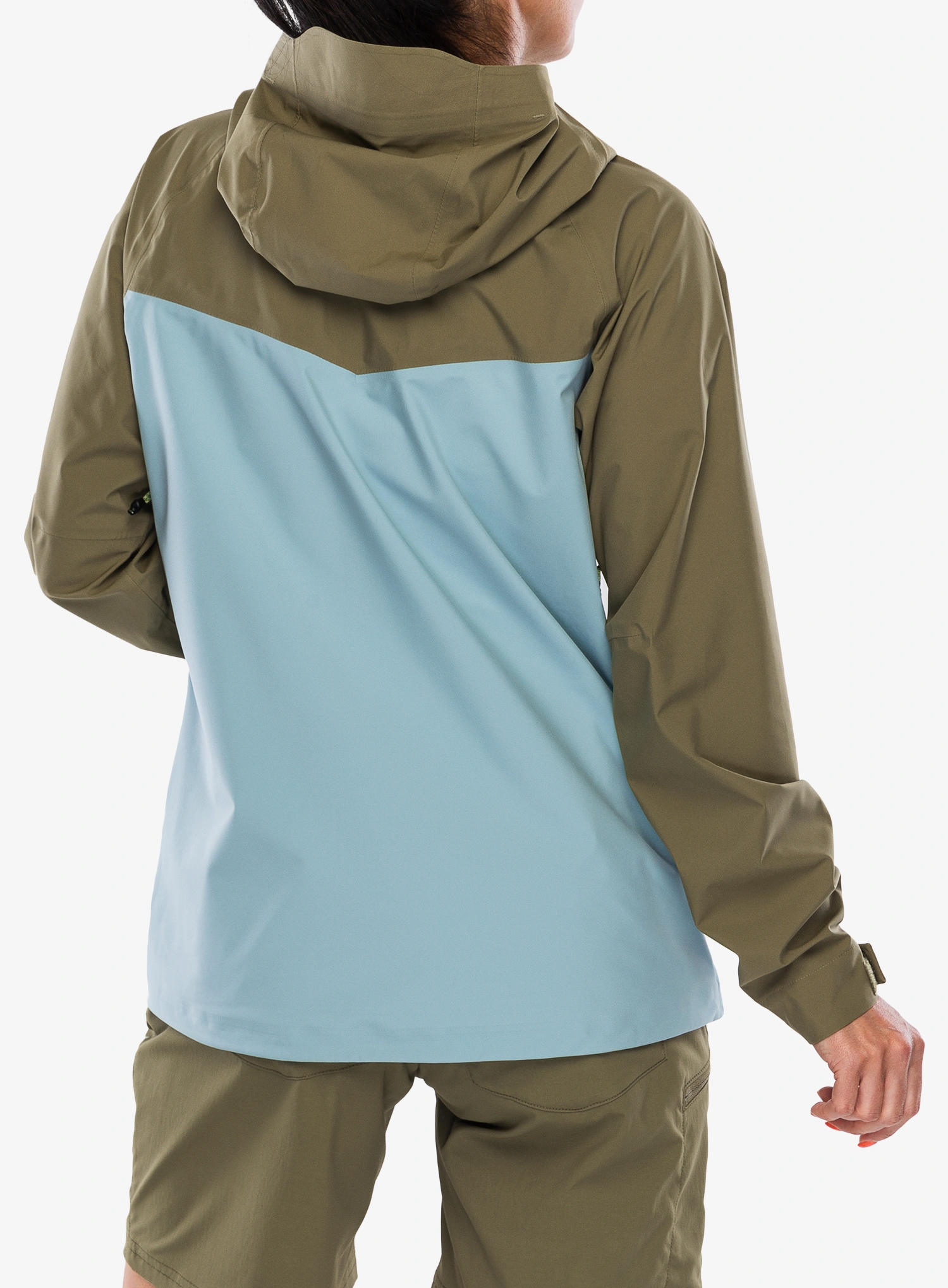 Dámská bunda Cotopaxi Impermeo 3L Hooded Shell Jacket - moss/sea spray