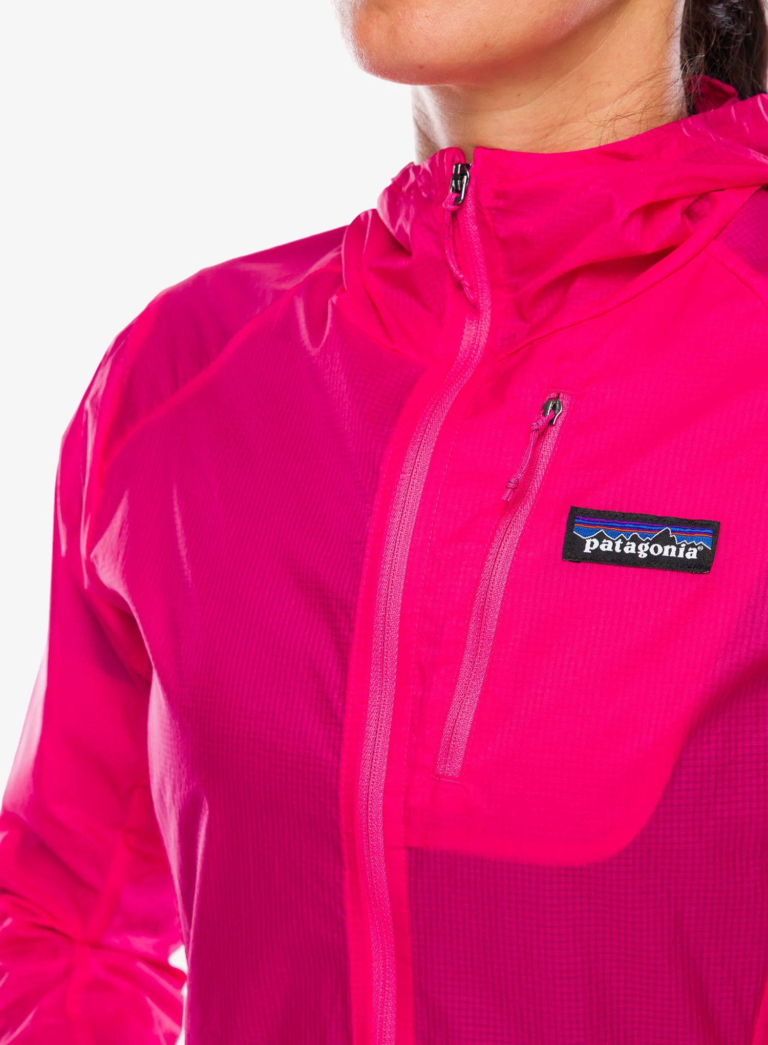 Běžecká bunda dámská Patagonia Houdini Jacket - luminous pink