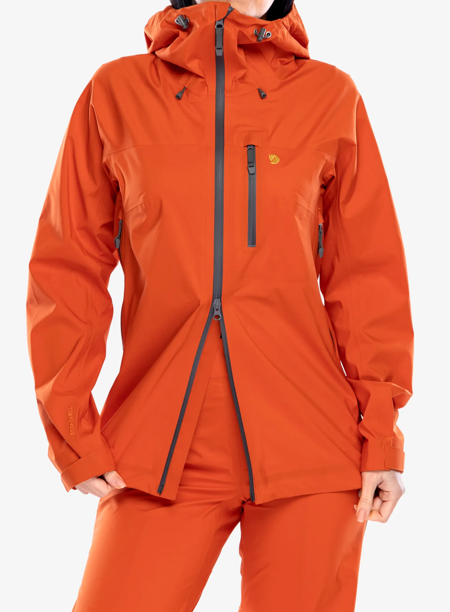 Dámská bunda Fjallraven Bergtagen Lite Eco-Shell Jacket - h.orange