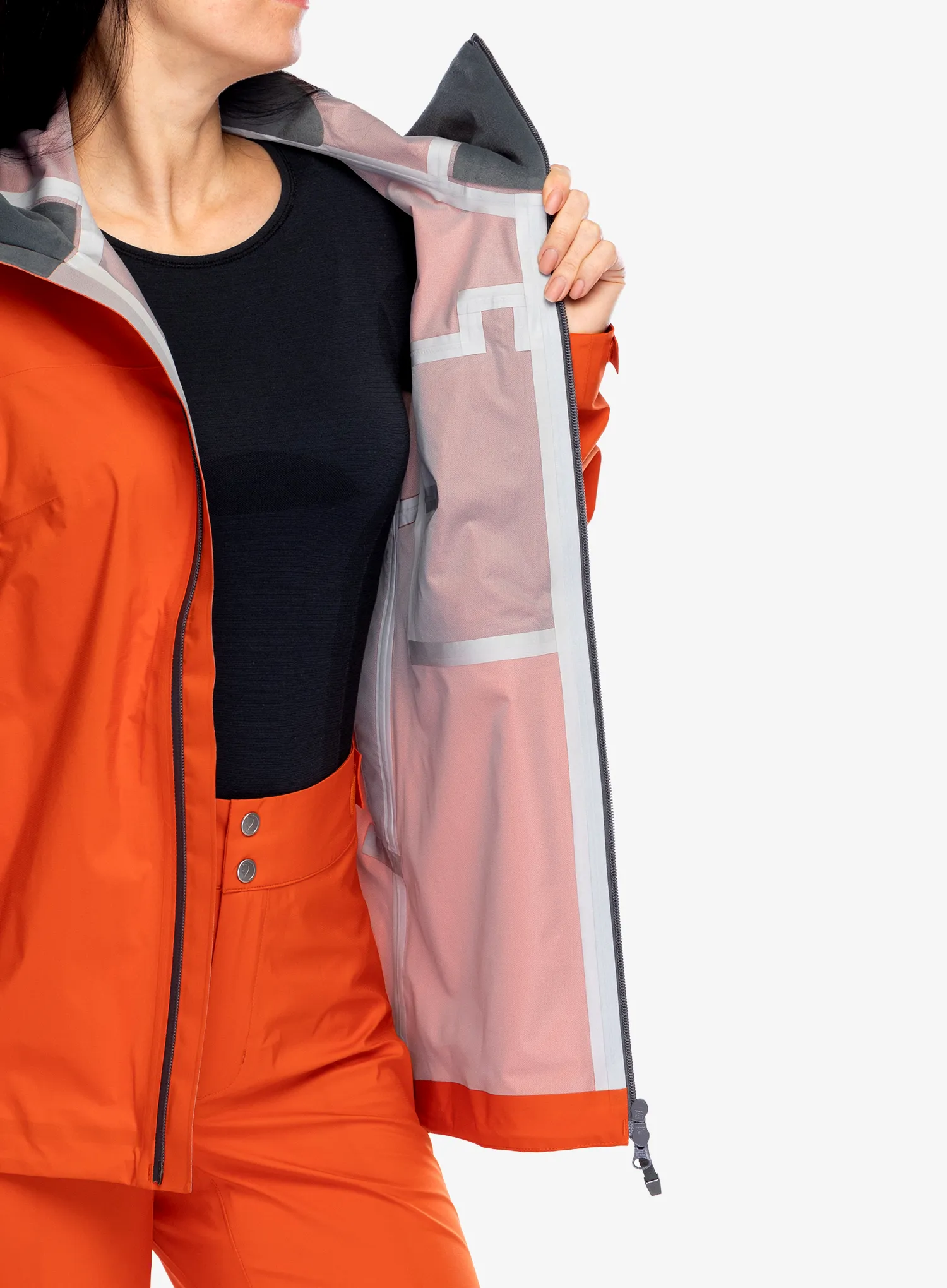 Dámská bunda Fjallraven Bergtagen Lite Eco-Shell Jacket - h.orange