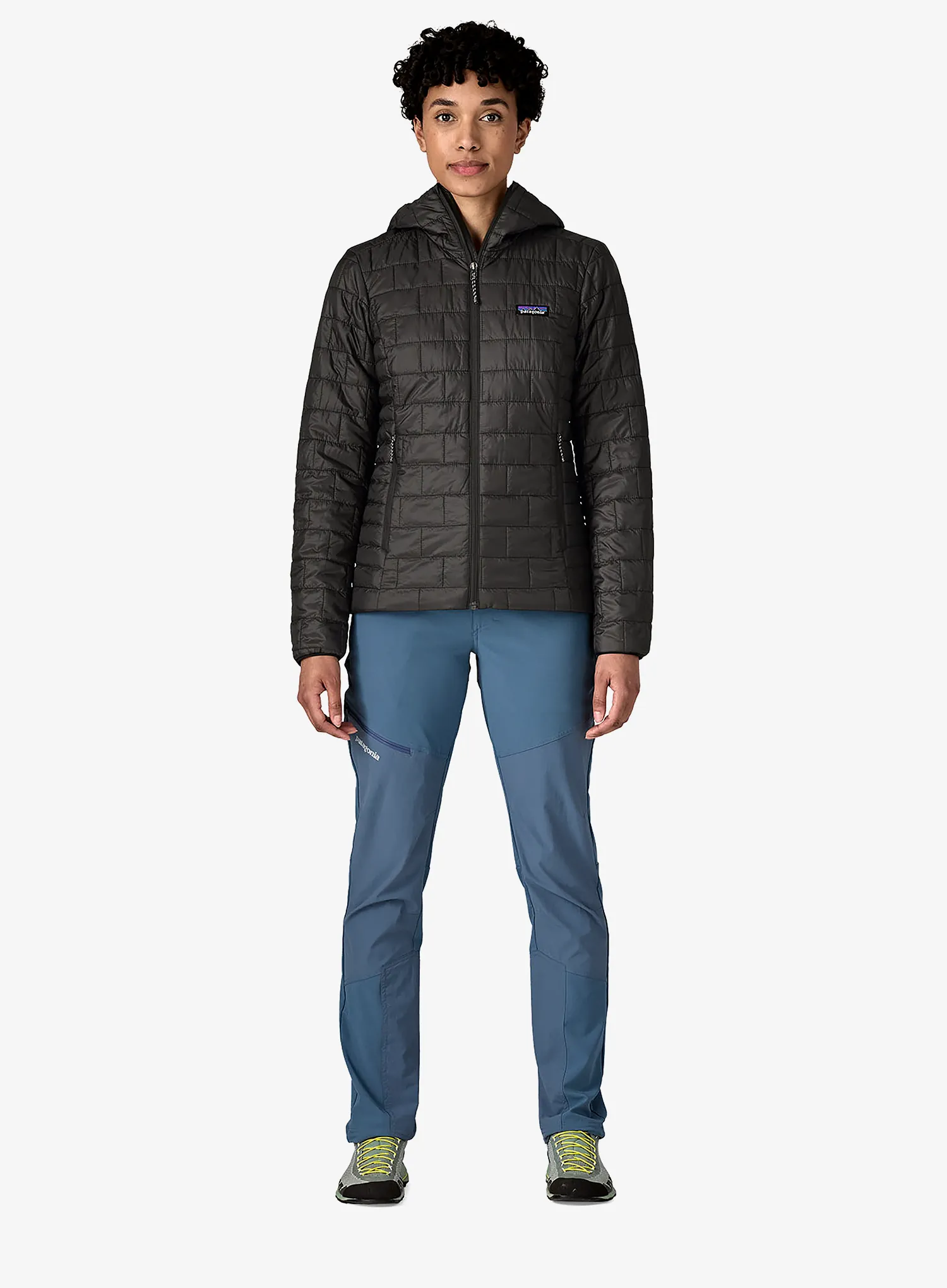 Dámská bunda Patagonia Nano Puff Hoody - black/black/black