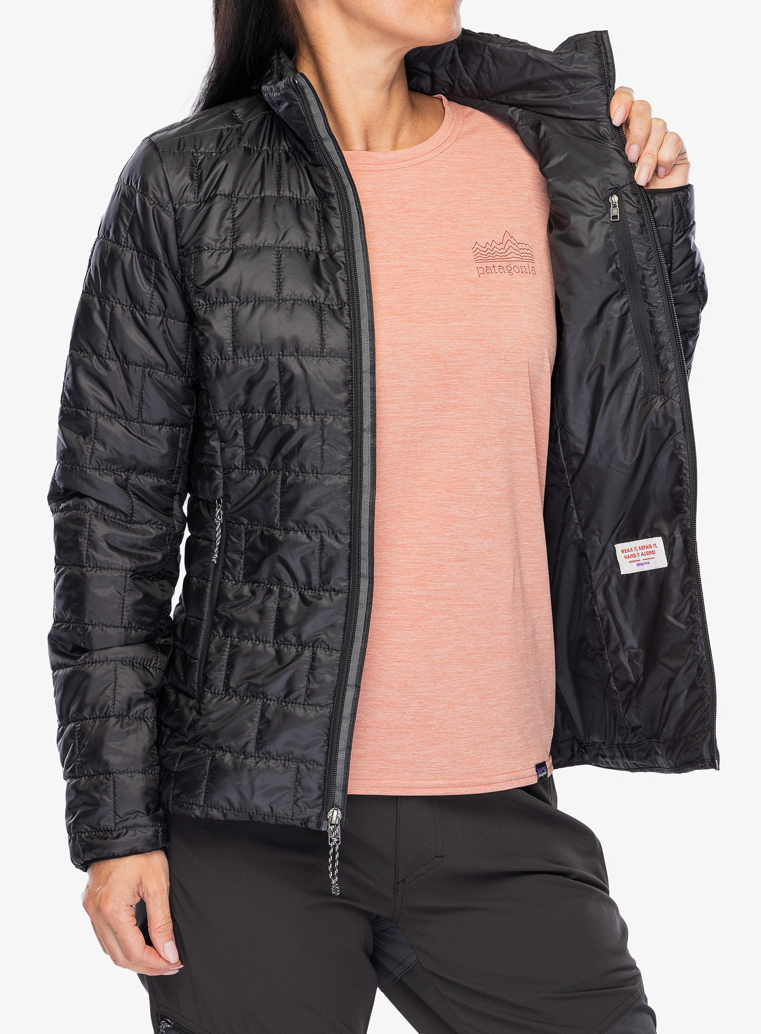 Dámská bunda Patagonia Nano Puff Jacket - black/black/black