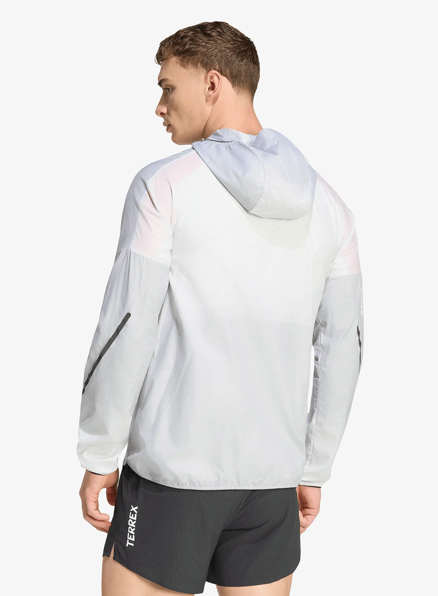 Bunda na běhání adidas TERREX Xperior CLIMA365 Light Windweave Jacket - black/white