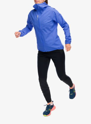 Bunda na běhání dámská Inov-8 Stormshell V4 - blue
