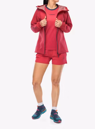 Bunda na běhání dámská La Sportiva Pocketshell Jacket - azalea/night sky