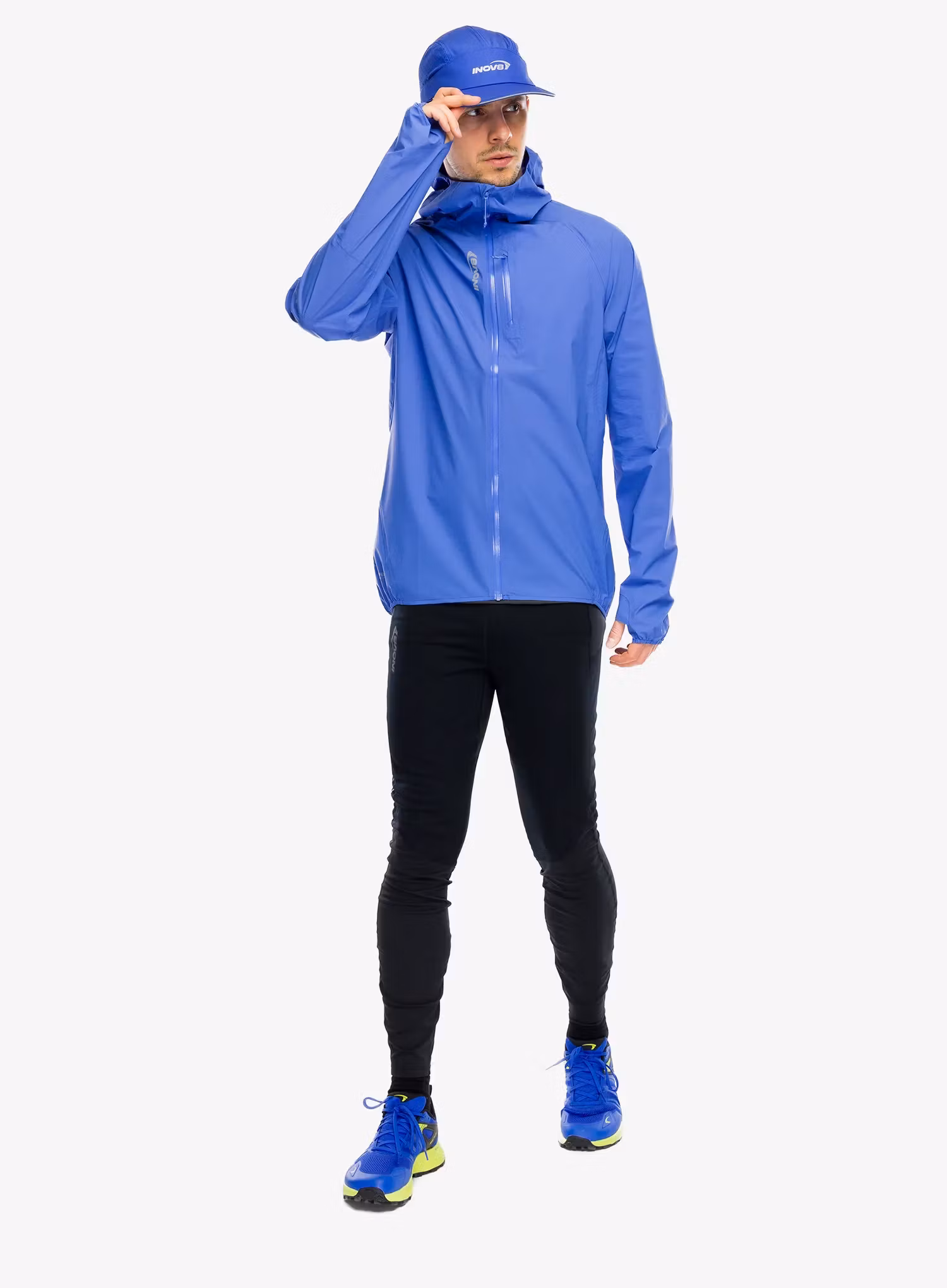 Bunda na běhání Inov-8 Stormshell V2 - blue