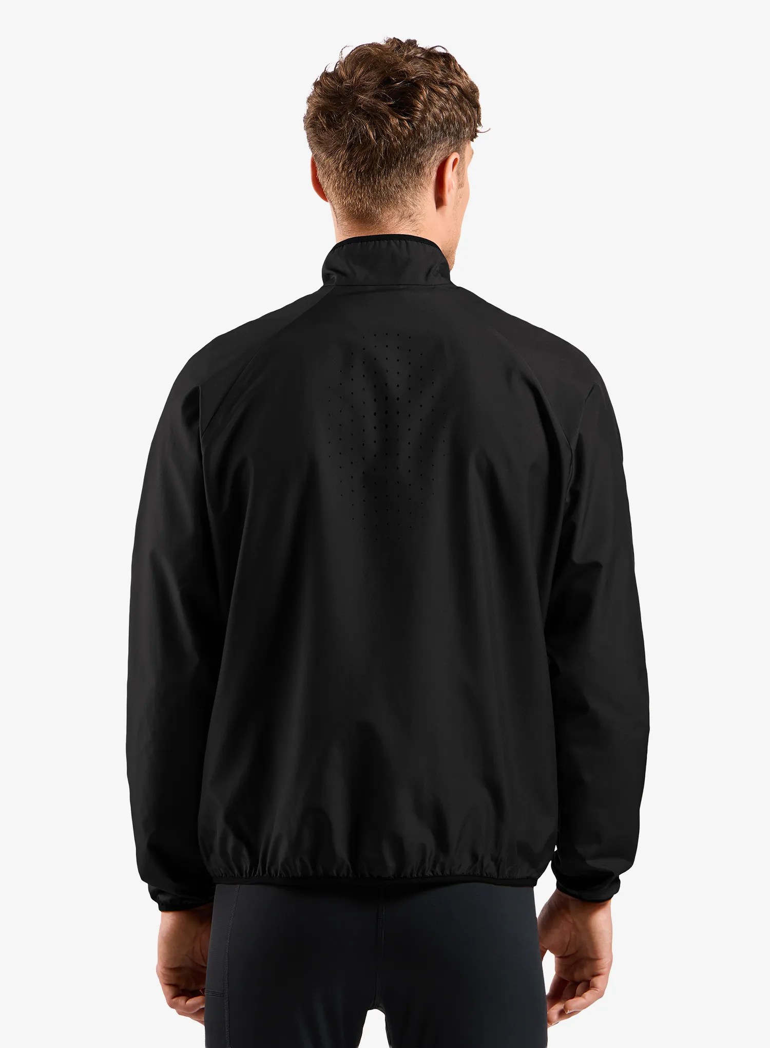 Bunda na běhání Odlo Essential Light Jacket - black
