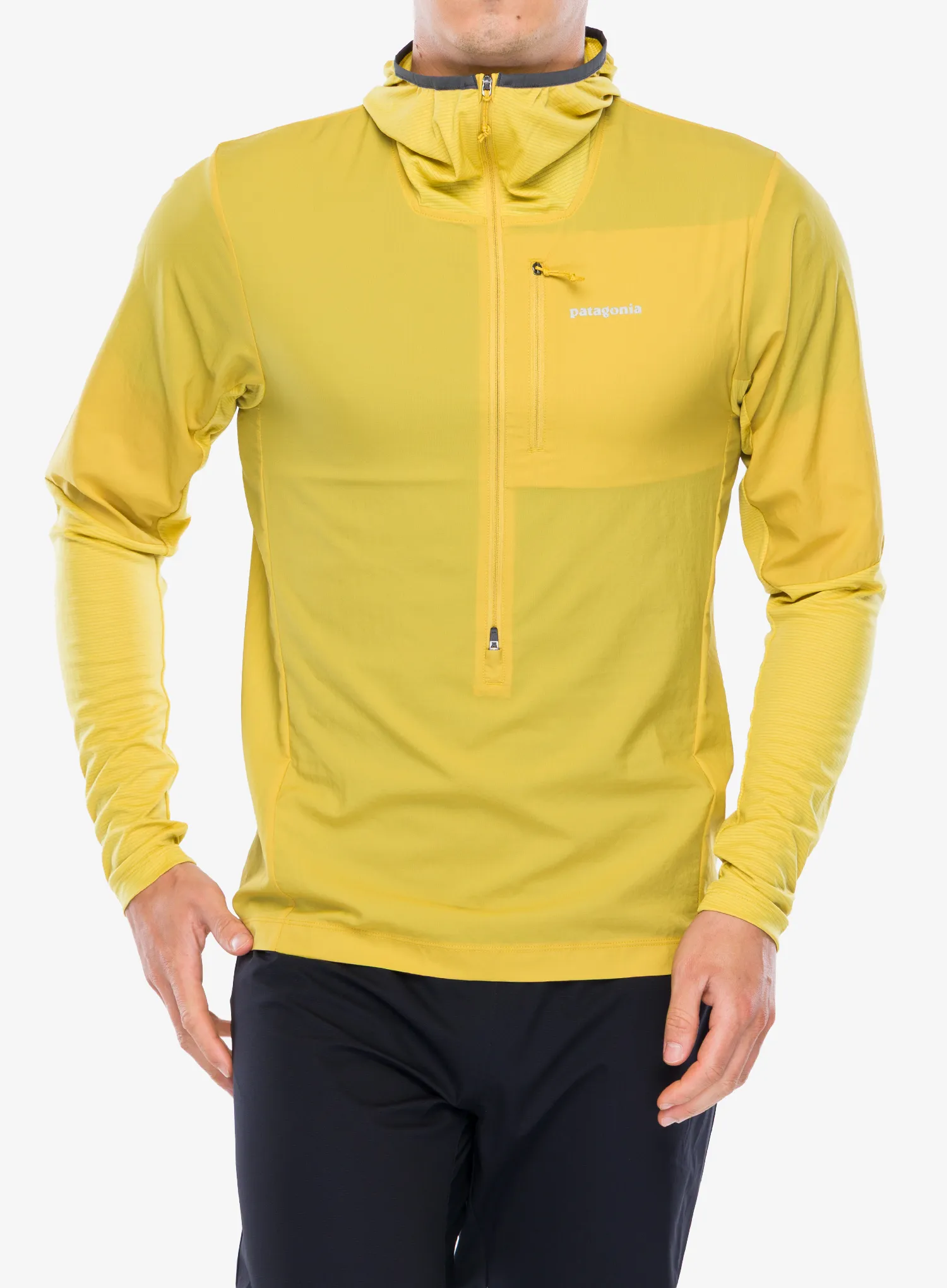 Bunda na běhání Patagonia Airshed Pro Pullover - bundle green
