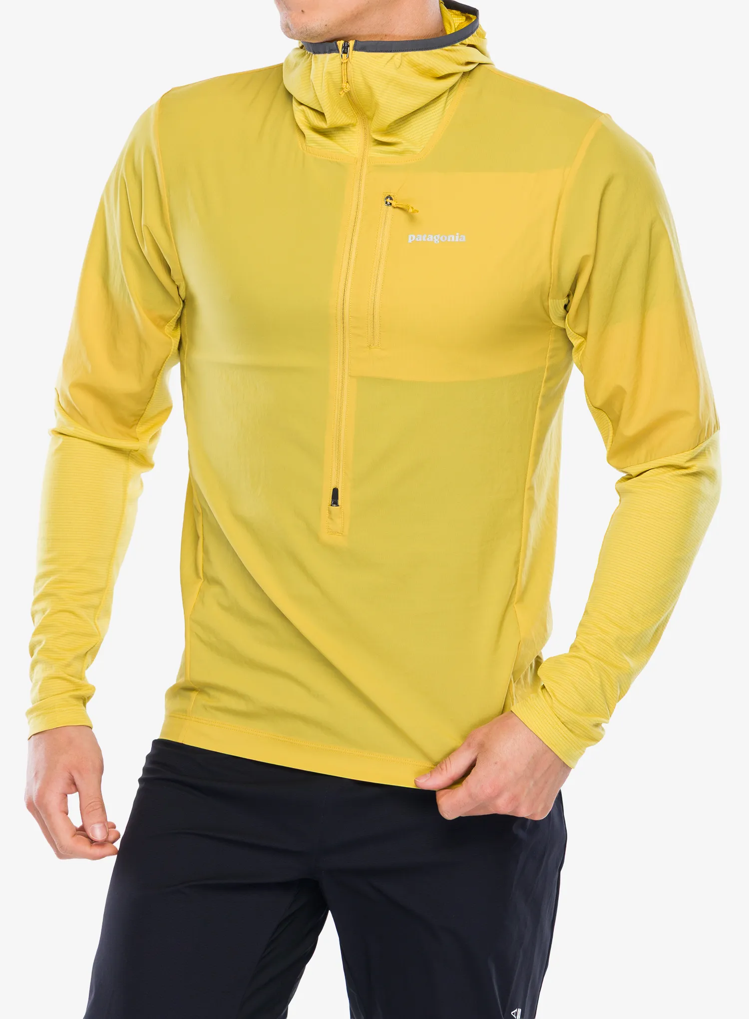 Bunda na běhání Patagonia Airshed Pro Pullover - bundle green